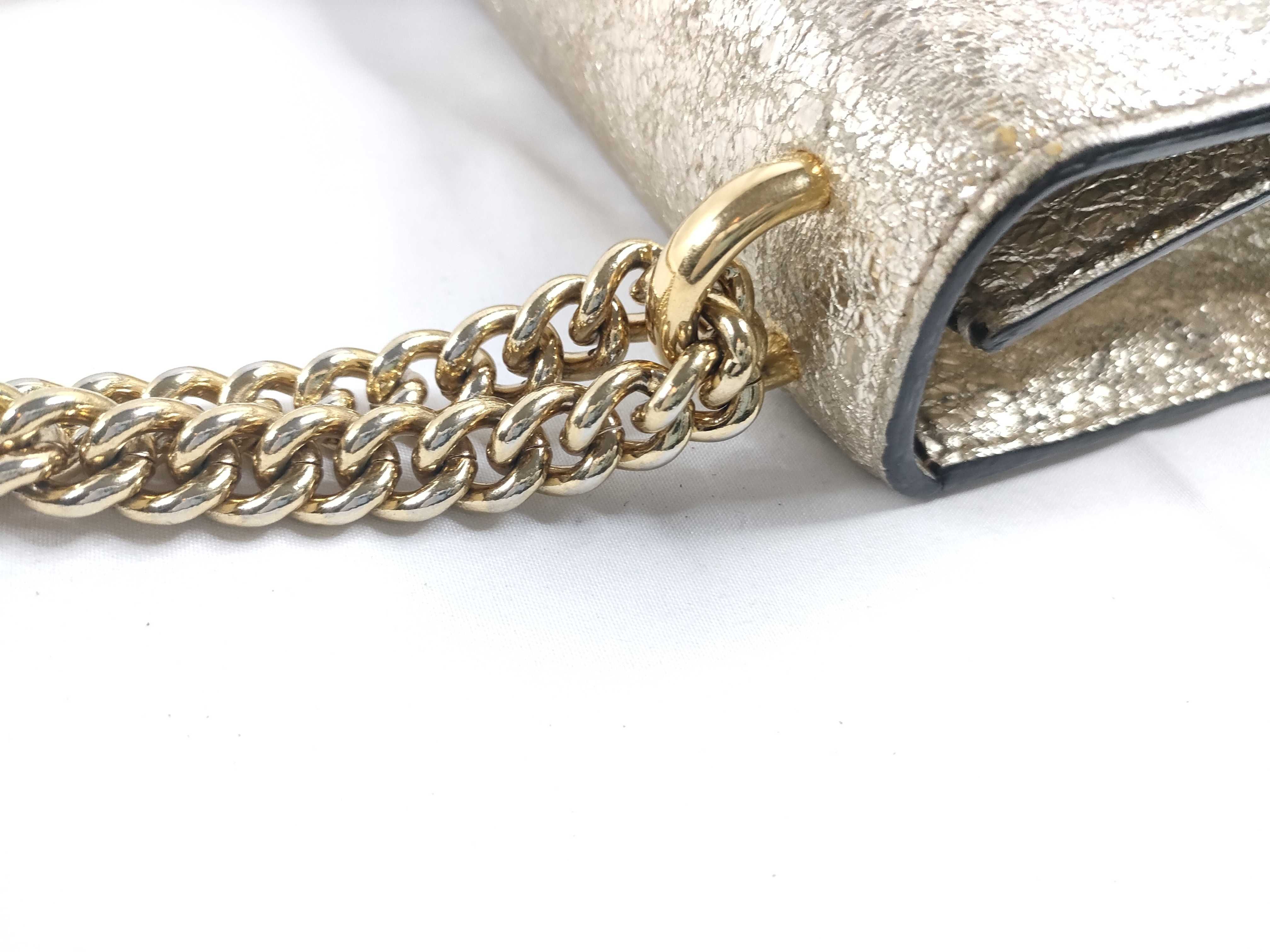 SG - Guccissima Padlock Leather Chain Shoulder Bag Crinkled Metallic 40948 Shoulder Bag — view 8