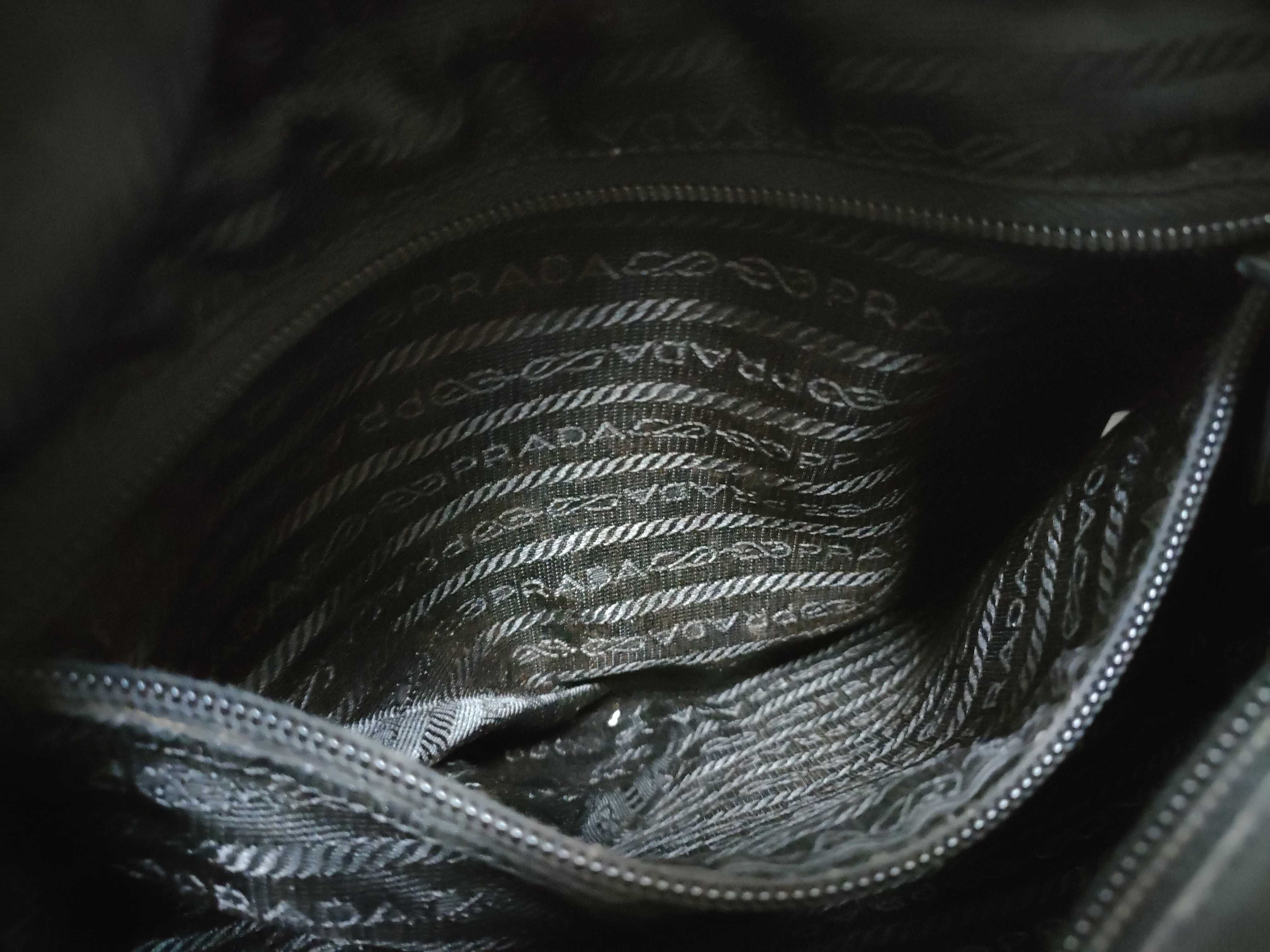 Nylon Tote Bag, Black Nylon Tote Bag — view 11
