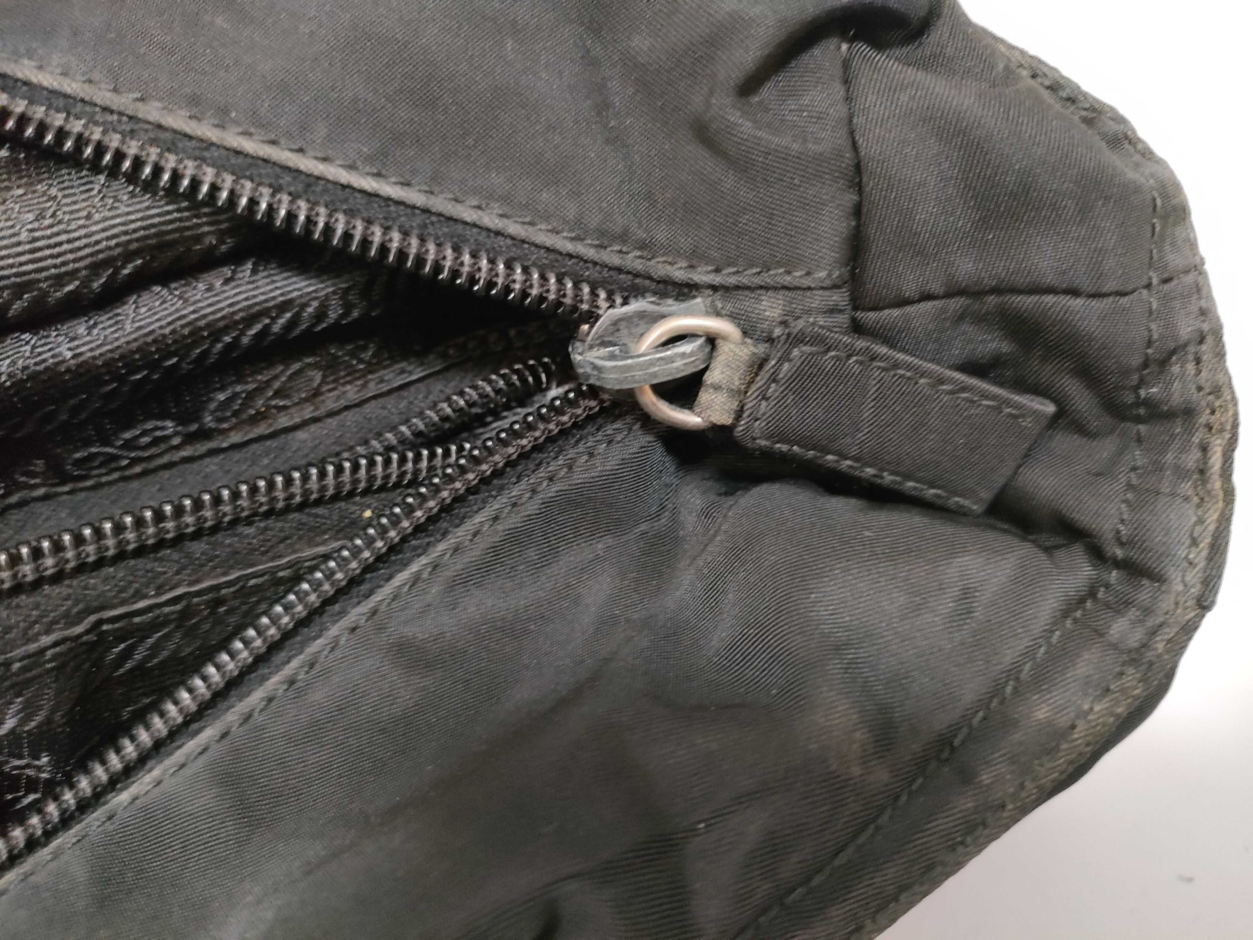 Nylon Tote Bag, Black Nylon Tote Bag — view 13