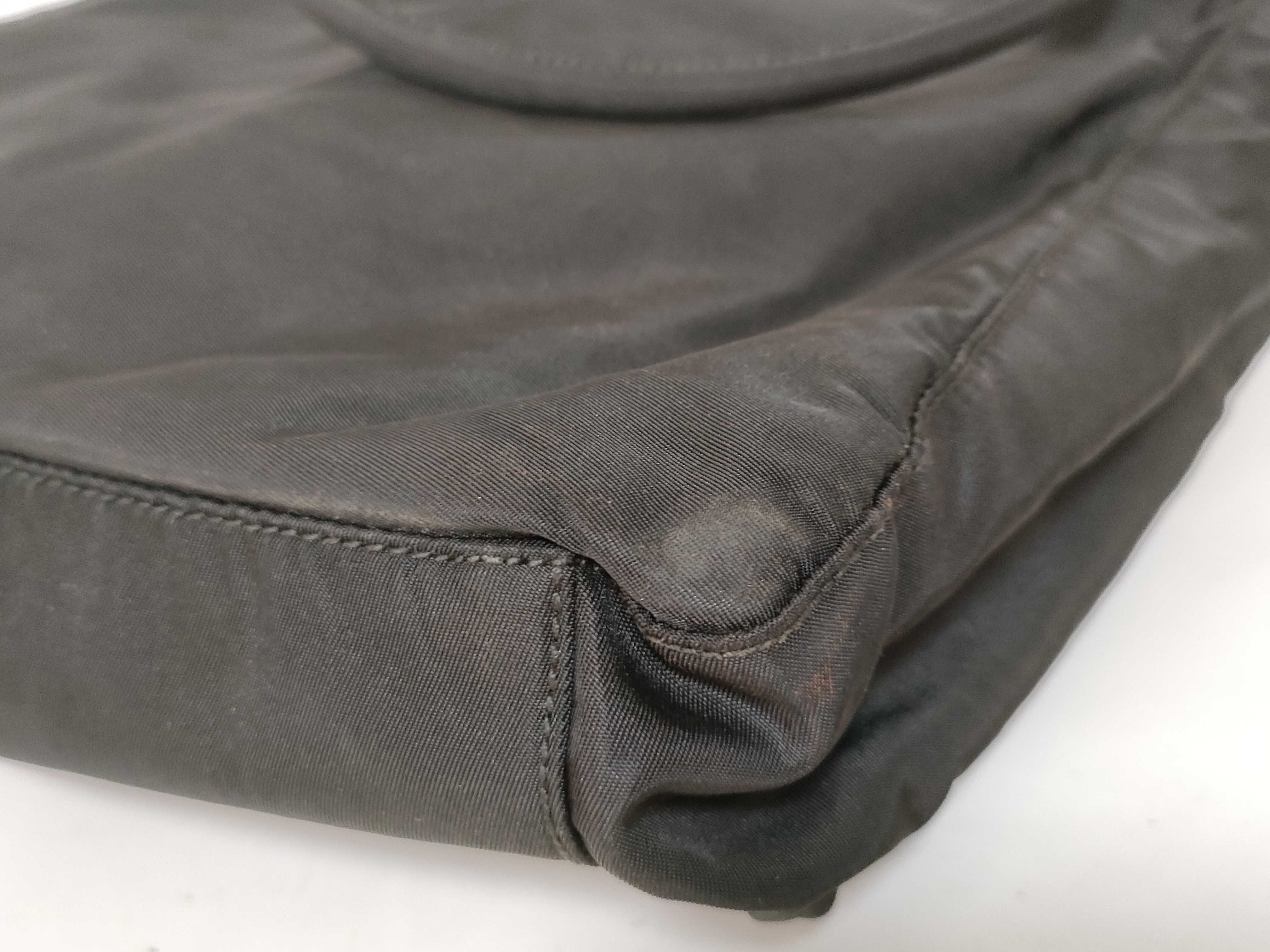 Nylon Tote Bag, Black Nylon Tote Bag — view 7