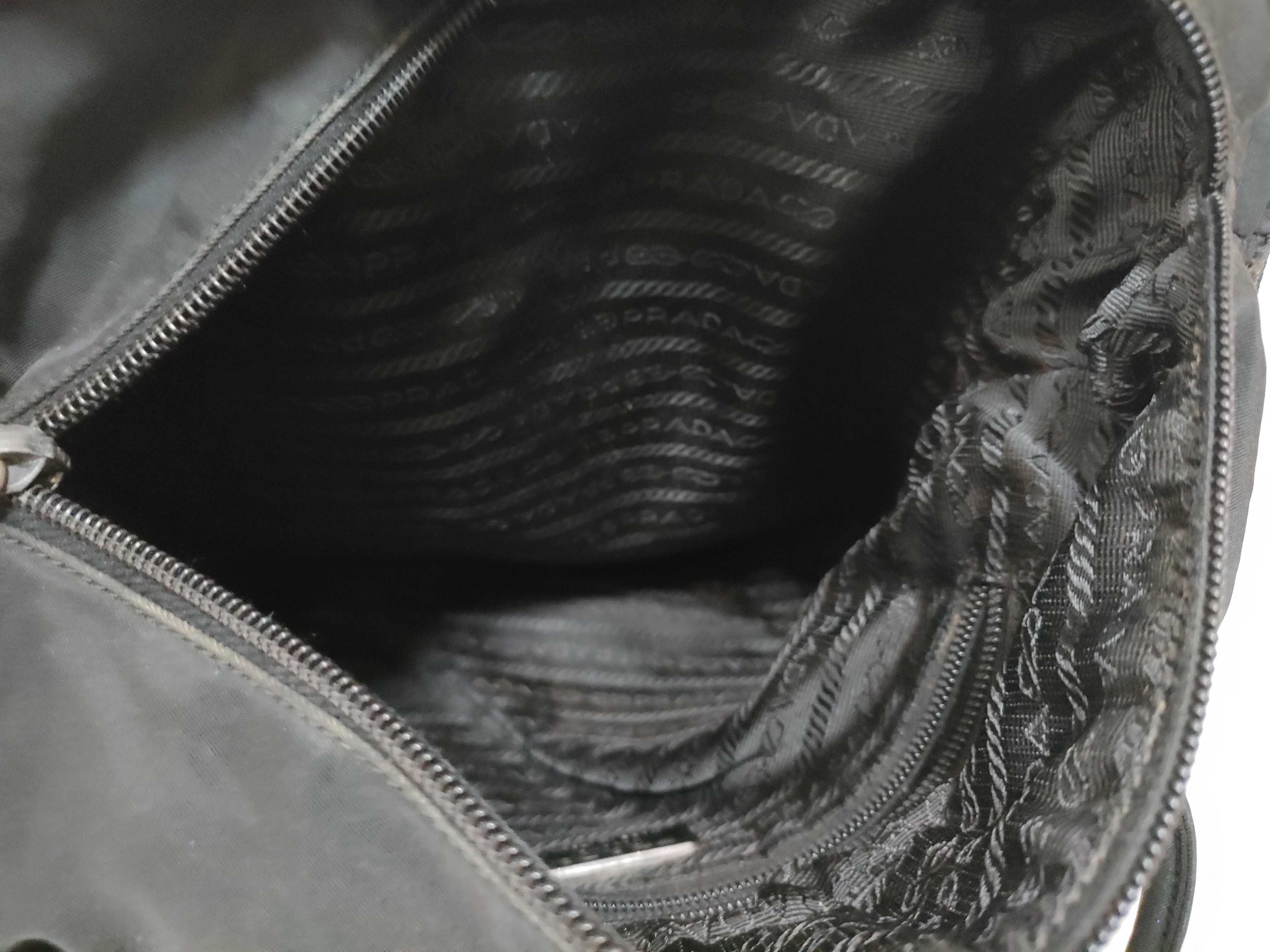 Nylon Tote Bag, Black Nylon Tote Bag — view 10
