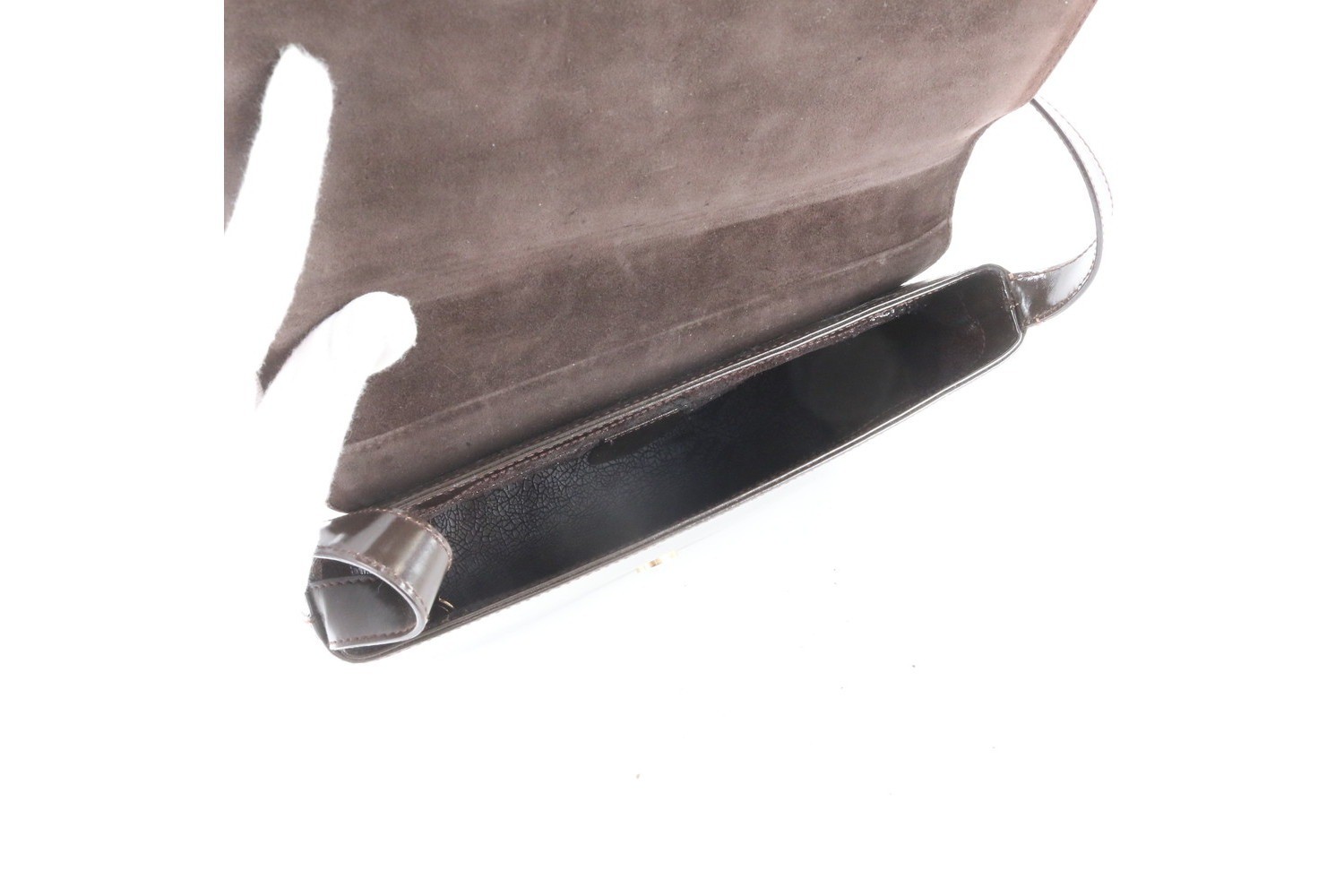 Leather one-shoulder bag, shoulder bag, handbag, genuine leather, brown — view 7