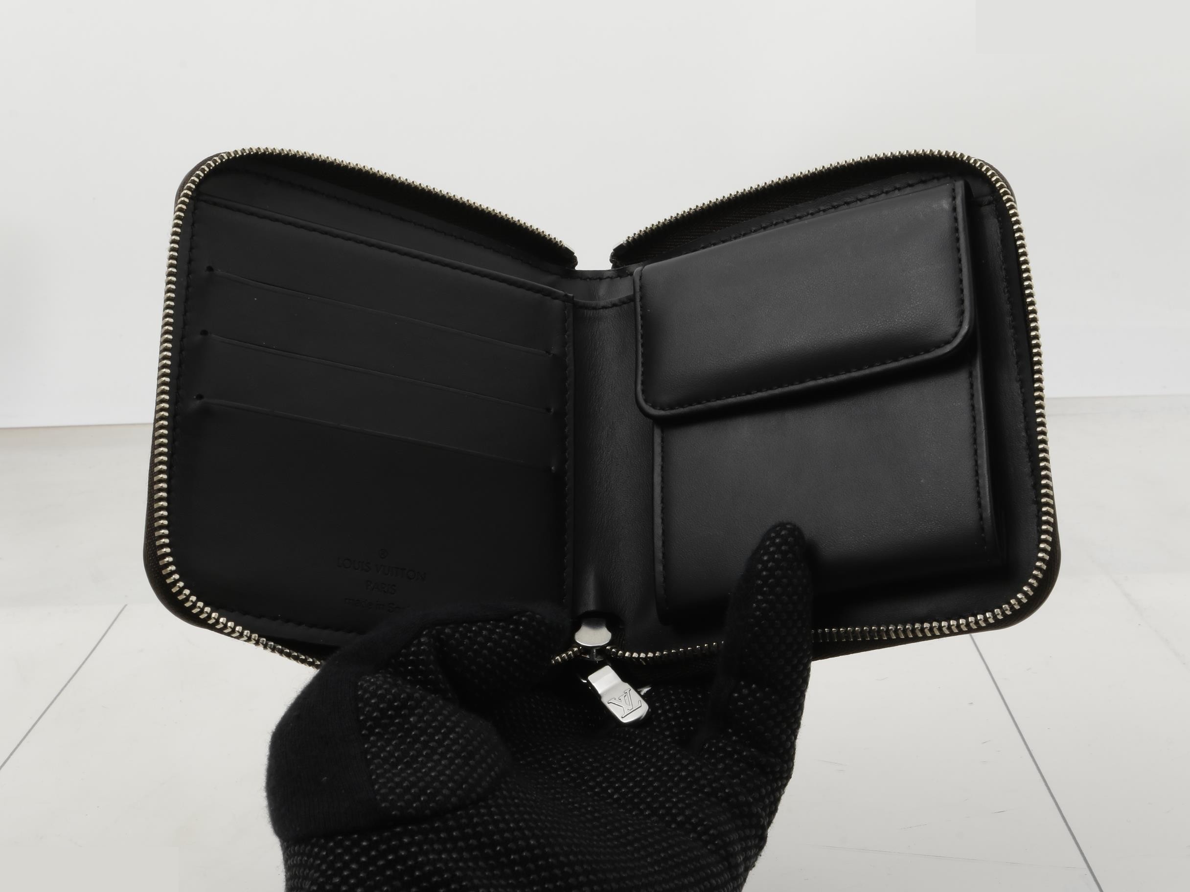 LV Glacé Portefeuille Monnie Zip Wallet — view 4