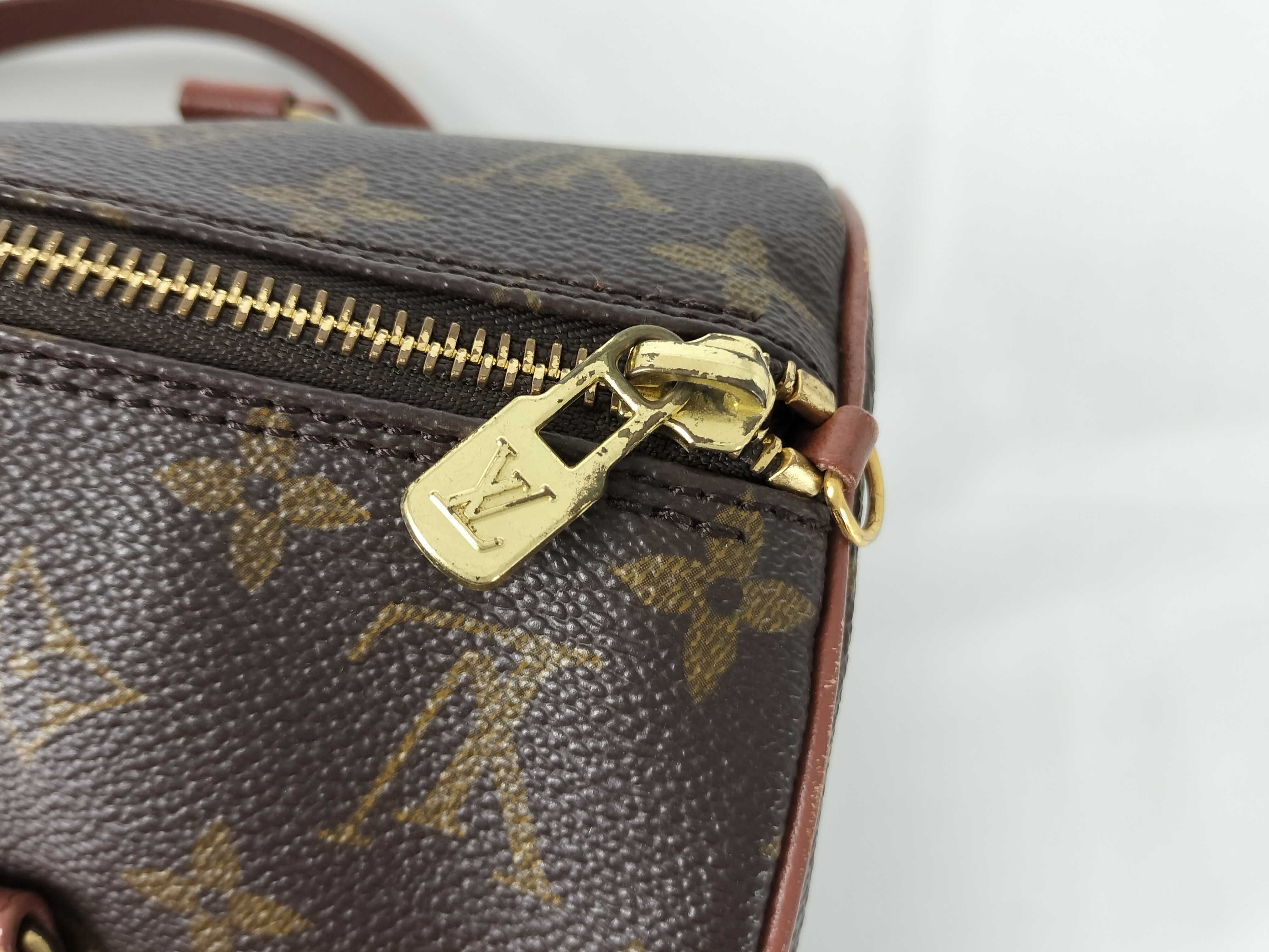 Monogram Papillon Handbag with Pouch — view 14
