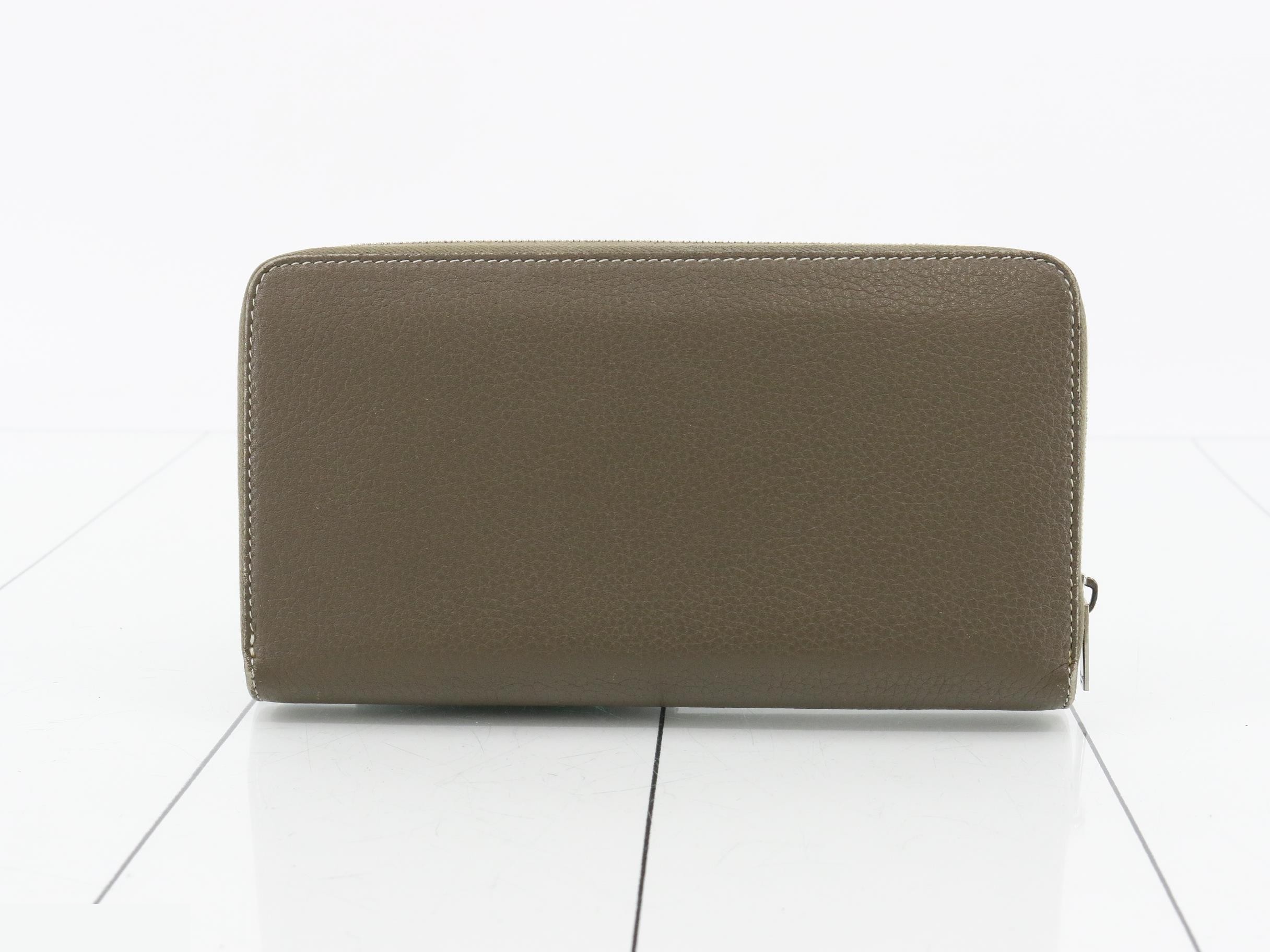 Wallet, gray, yellow — view 2
