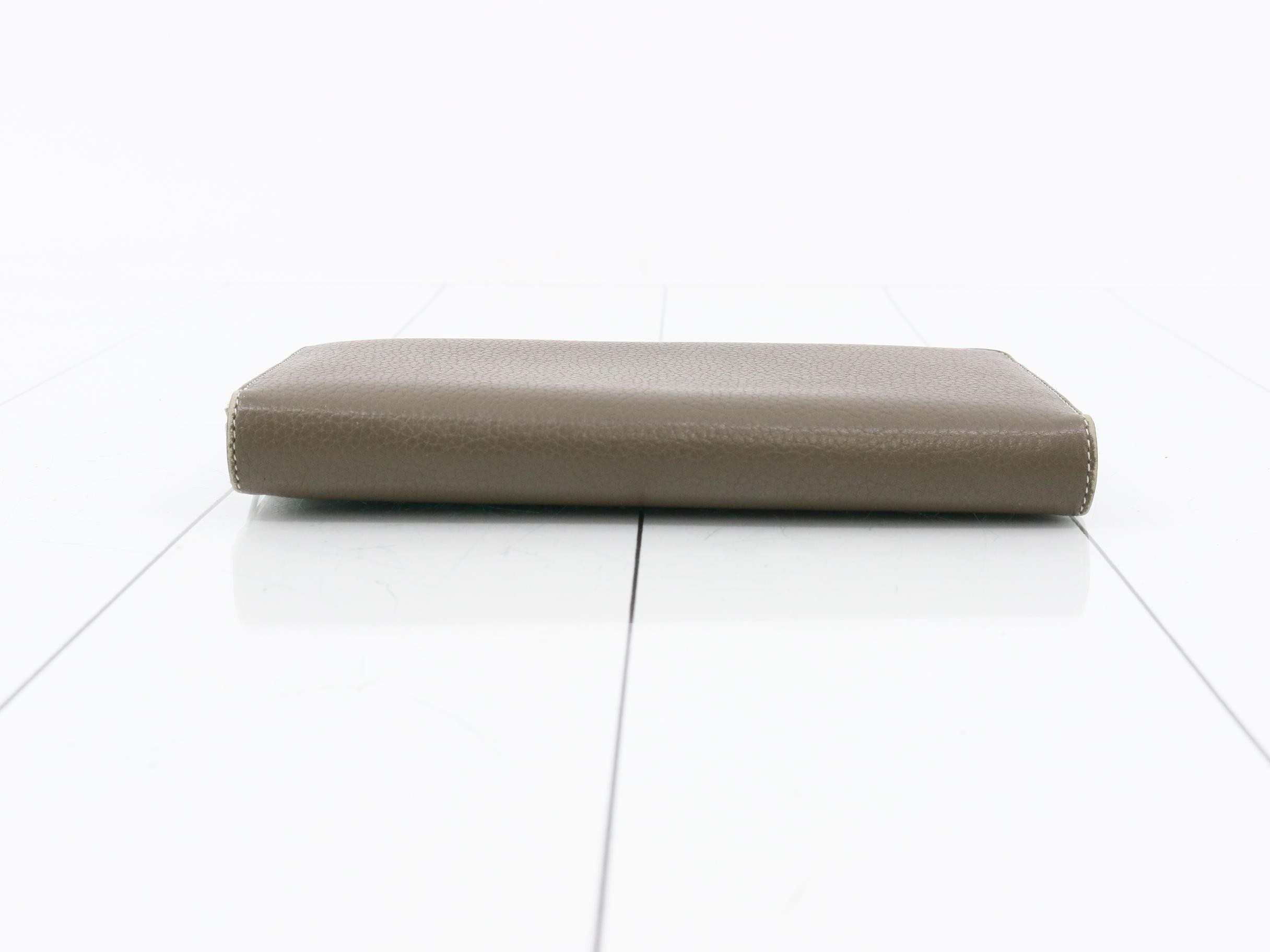 Wallet, gray, yellow — view 3