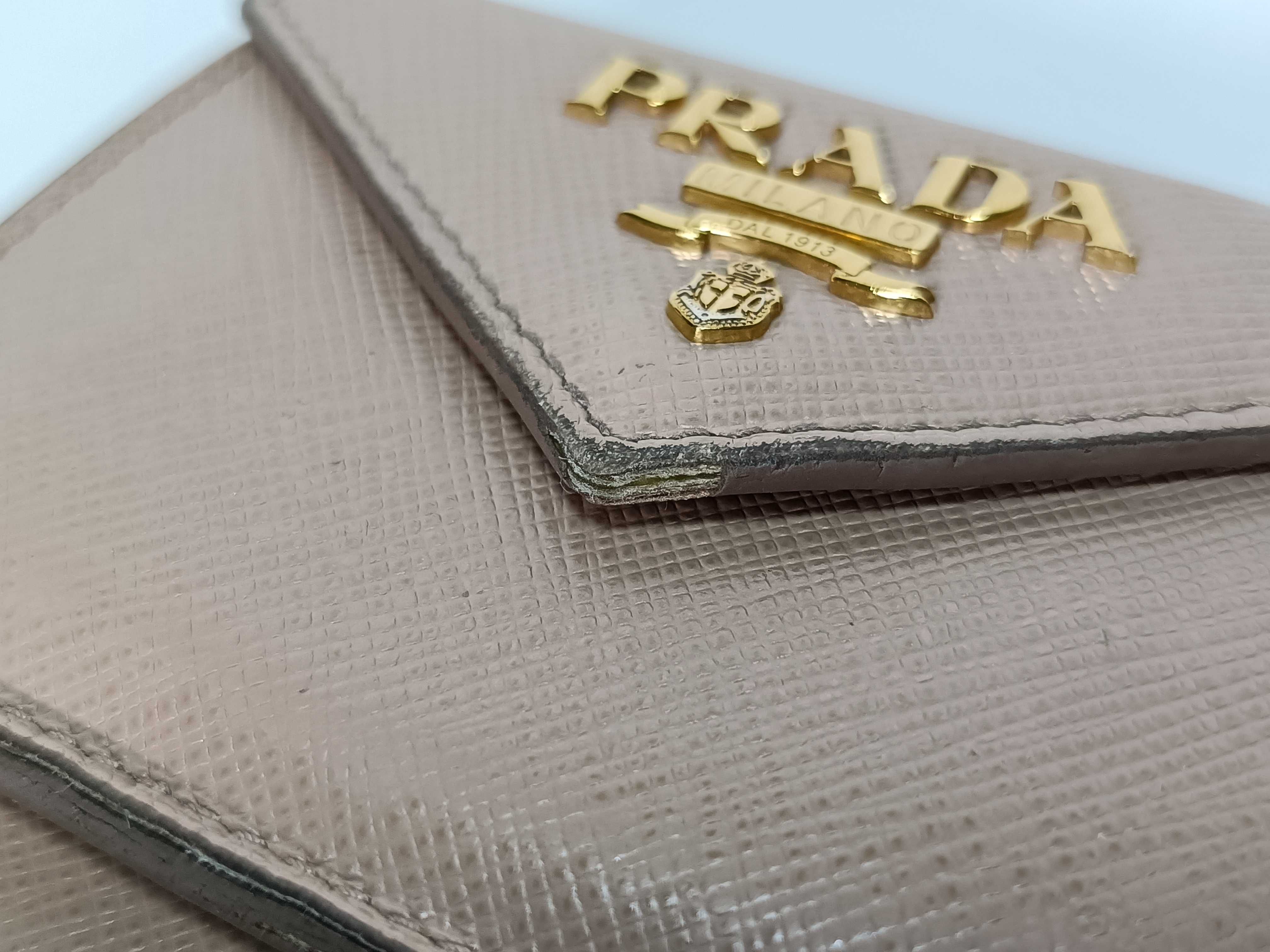 Saffiano Tri-fold Wallet Pink — view 13