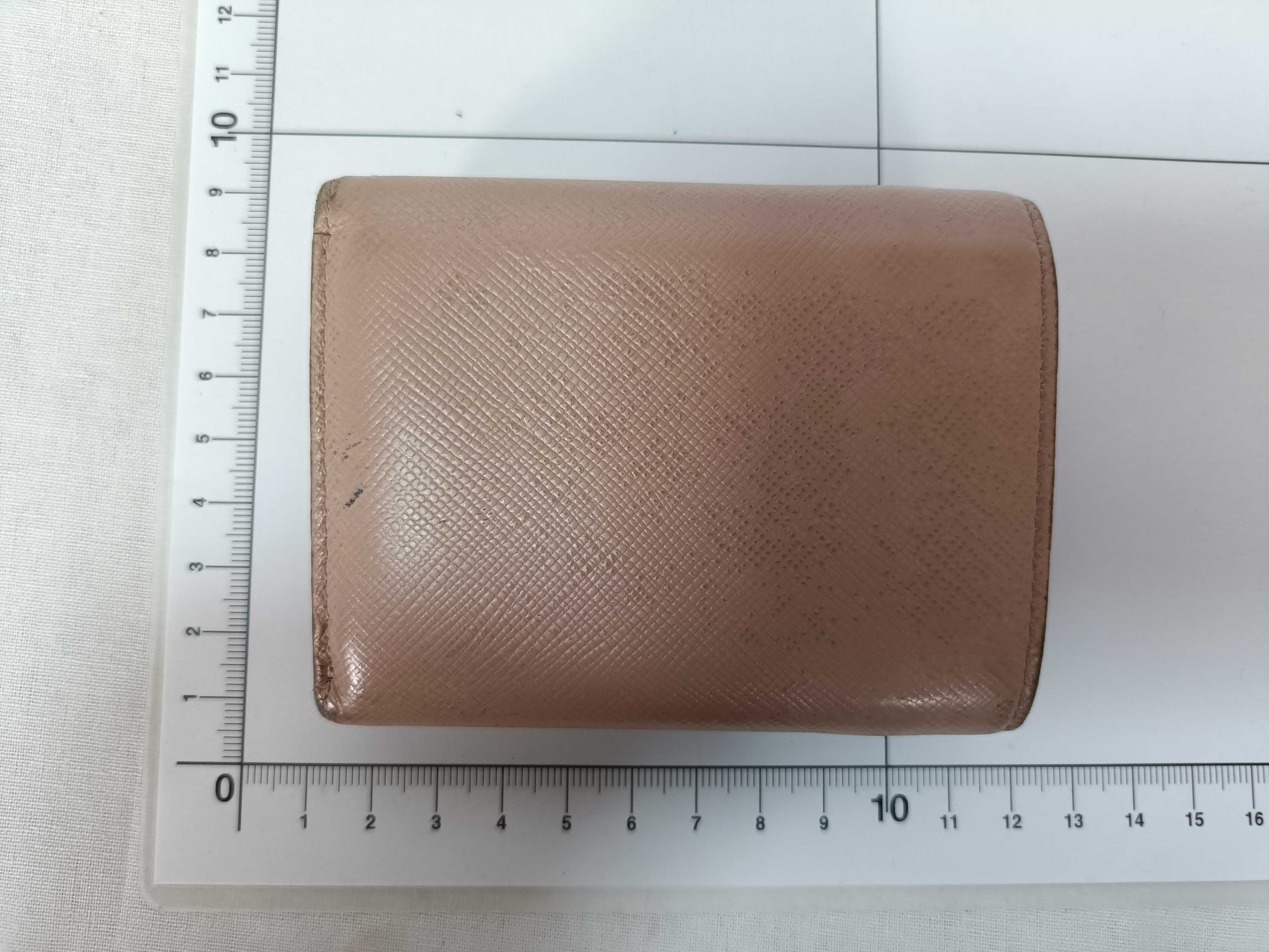 Saffiano Tri-fold Wallet Pink — view 14