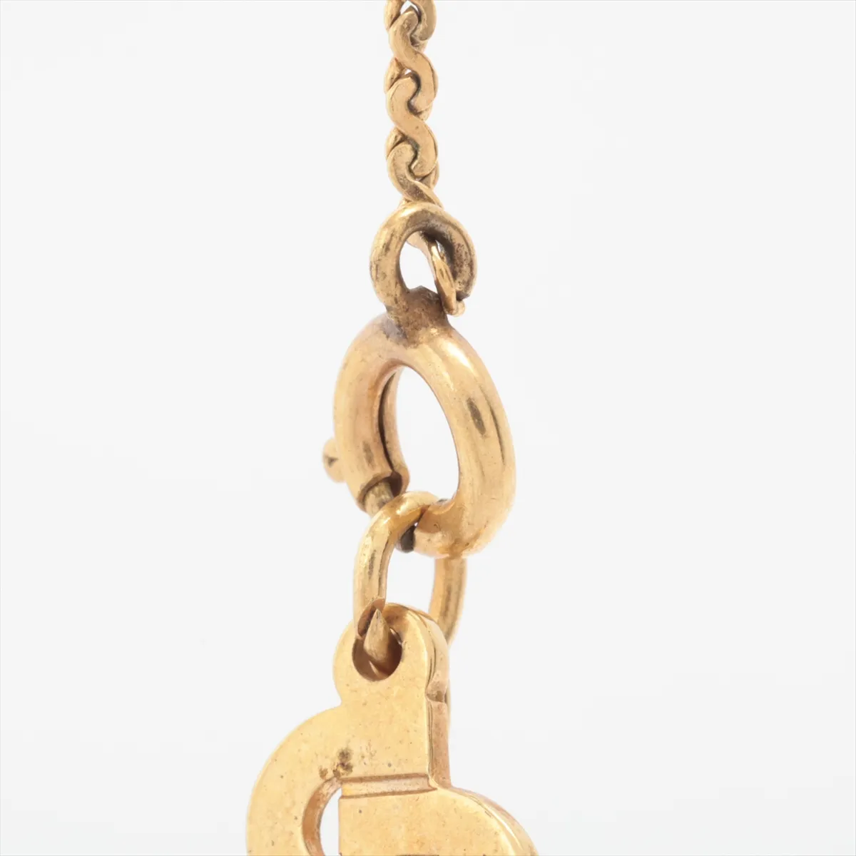CD Logo Necklace GP Gold — view 3