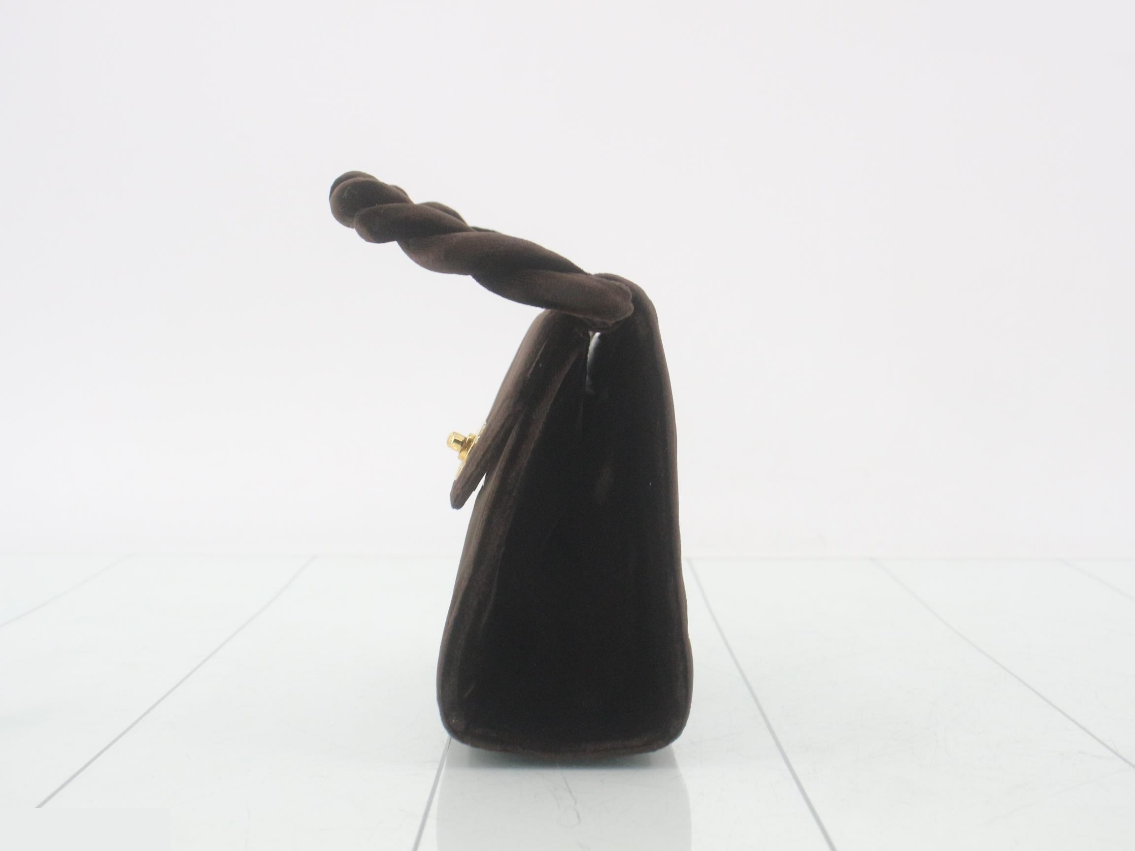 Velour handbag — view 3