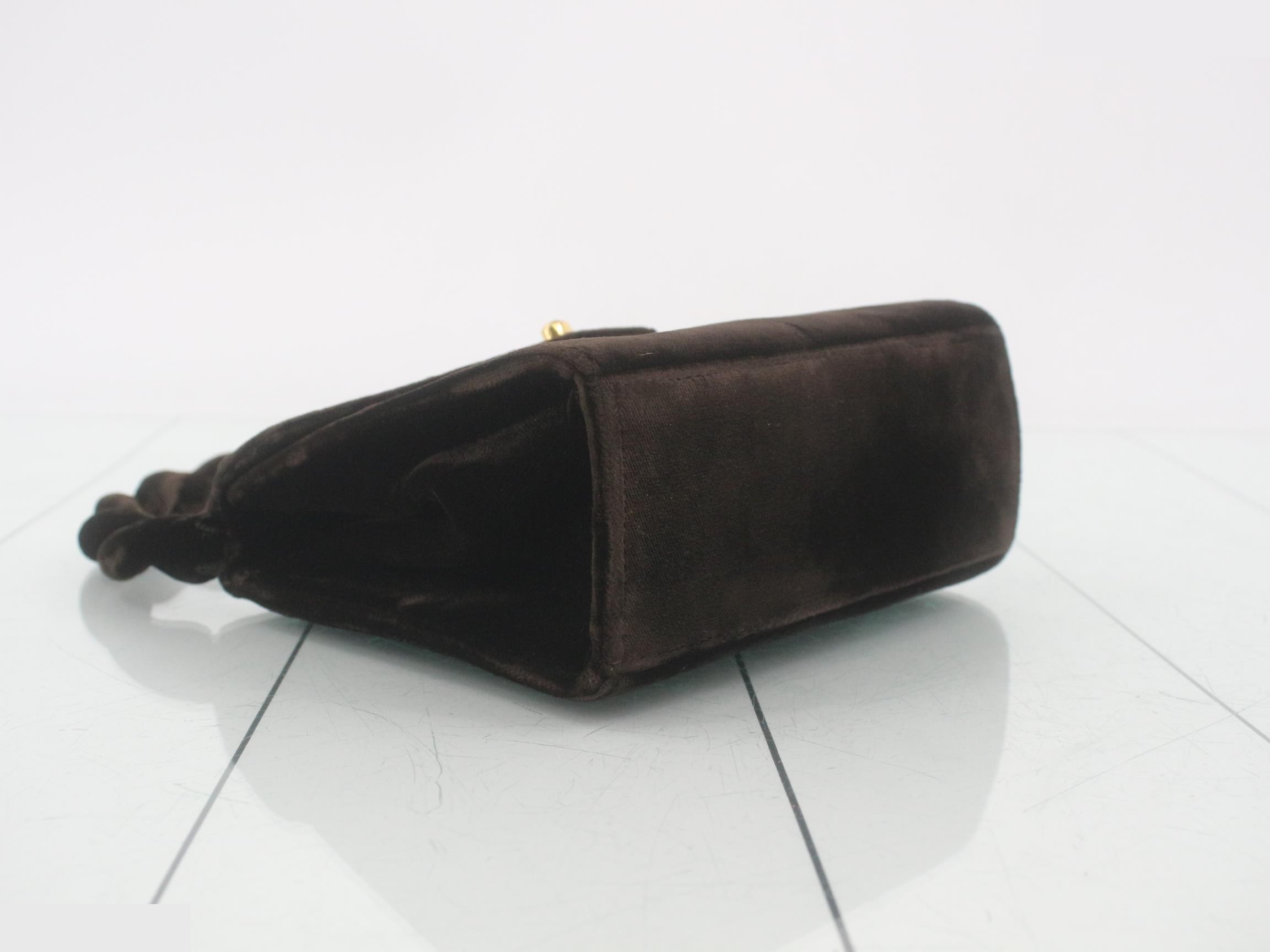 Velour handbag — view 5