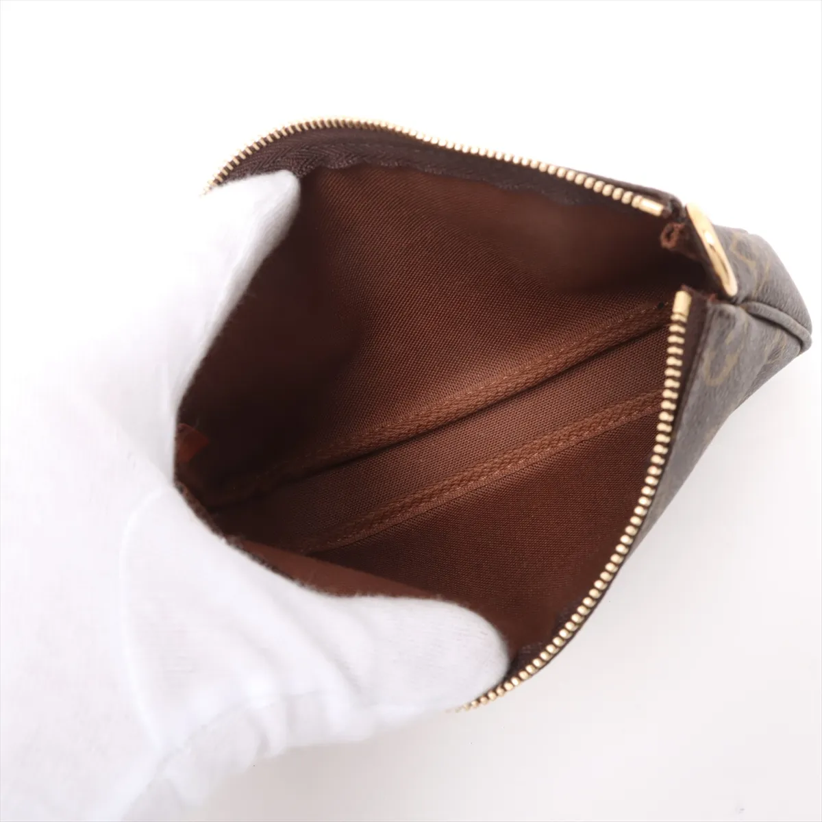 Monogram Bucket PM M42238 SD0044 Brown — view 10