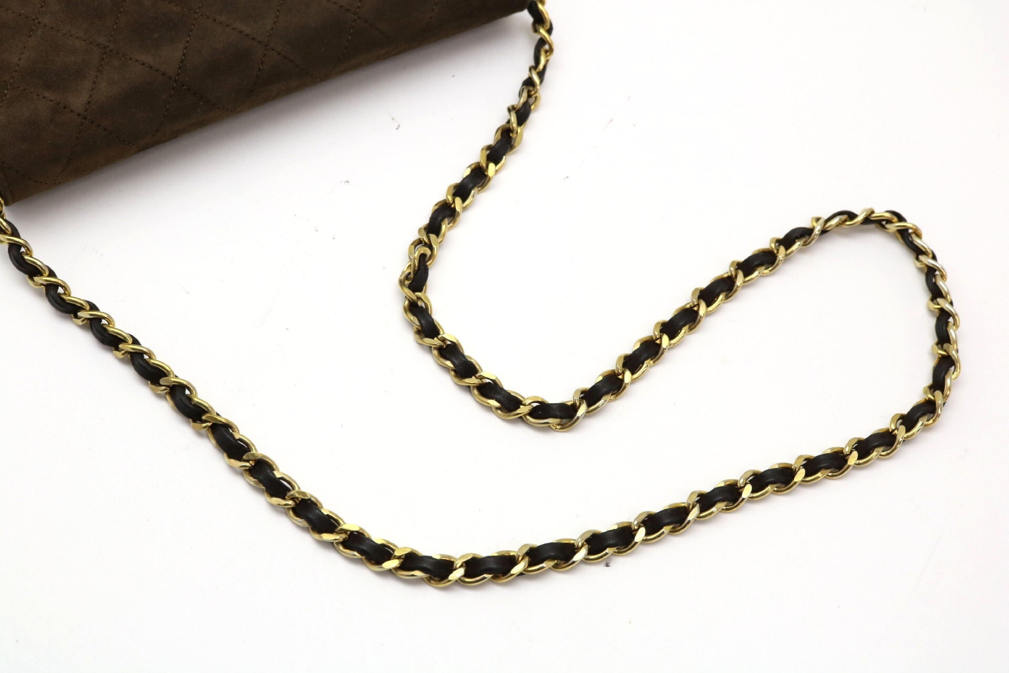 Mini Matelassé Leather Push-Lock Chain Shoulder Bag — view 7