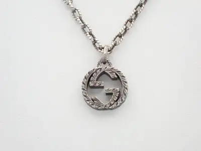Necklace, 925 sterling silver, 17.4g, chain approximately 44cm