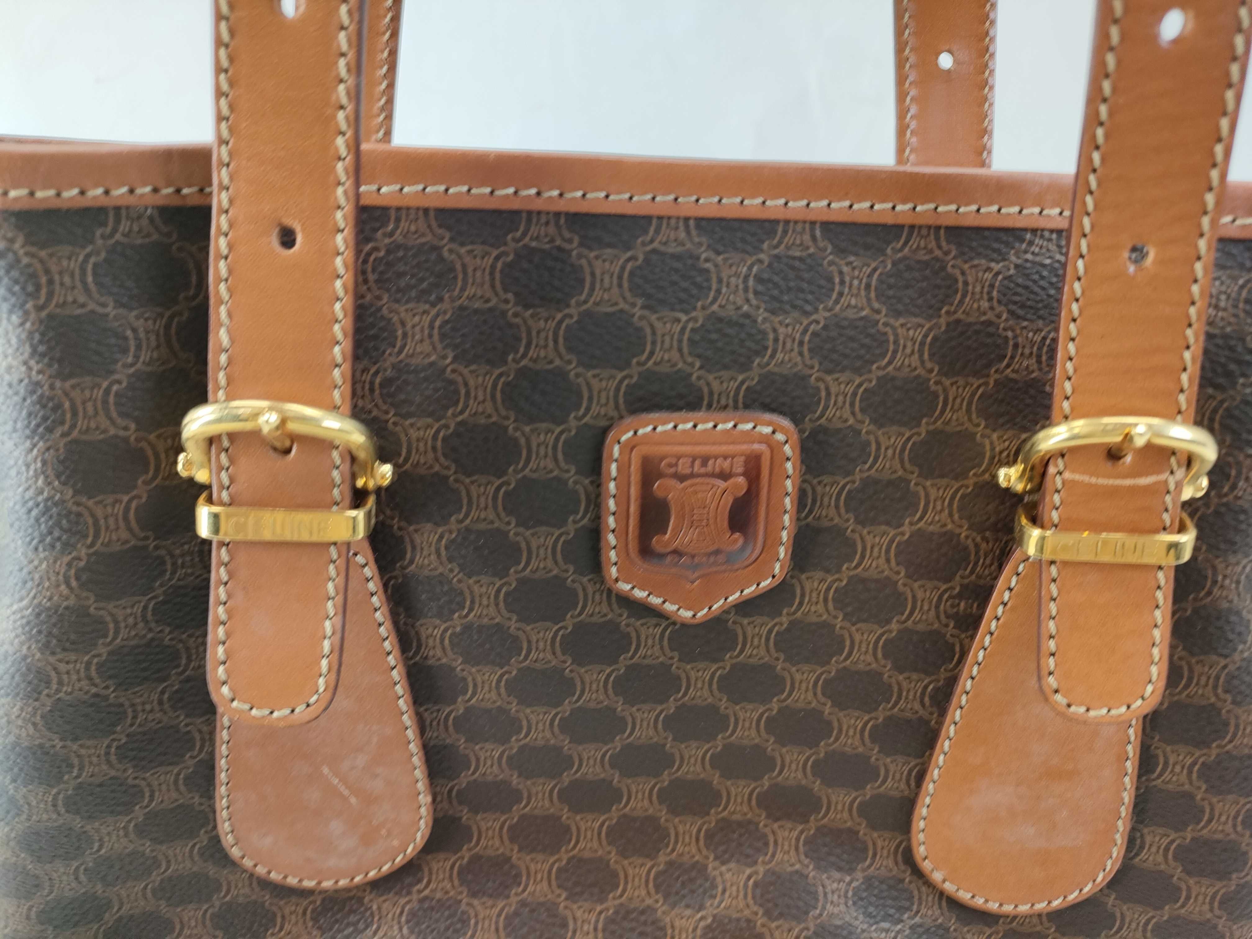 Macadam PVC x Leather Handbag Brown MC96 Handbag — view 4
