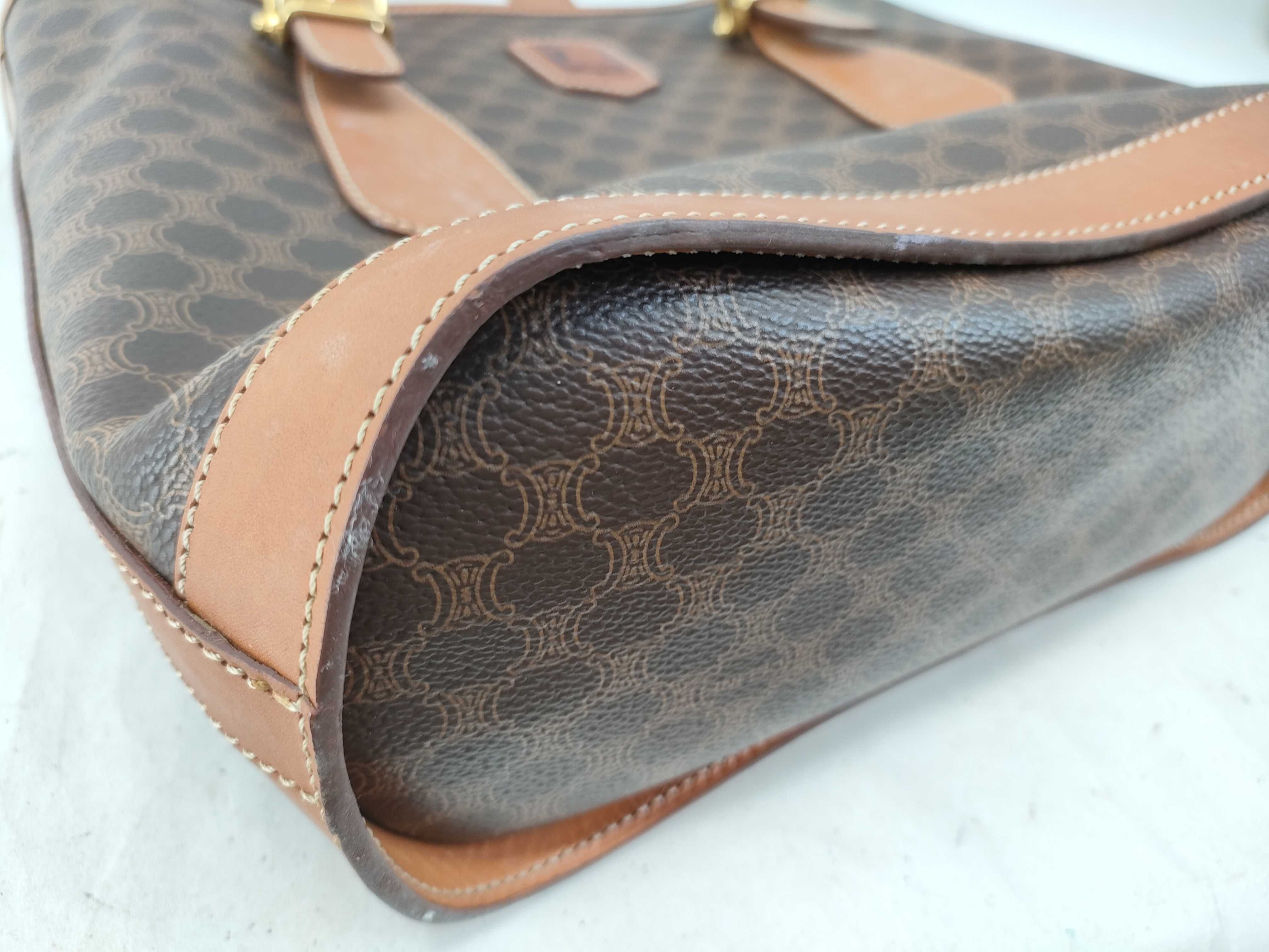 Macadam PVC x Leather Handbag Brown MC96 Handbag — view 5