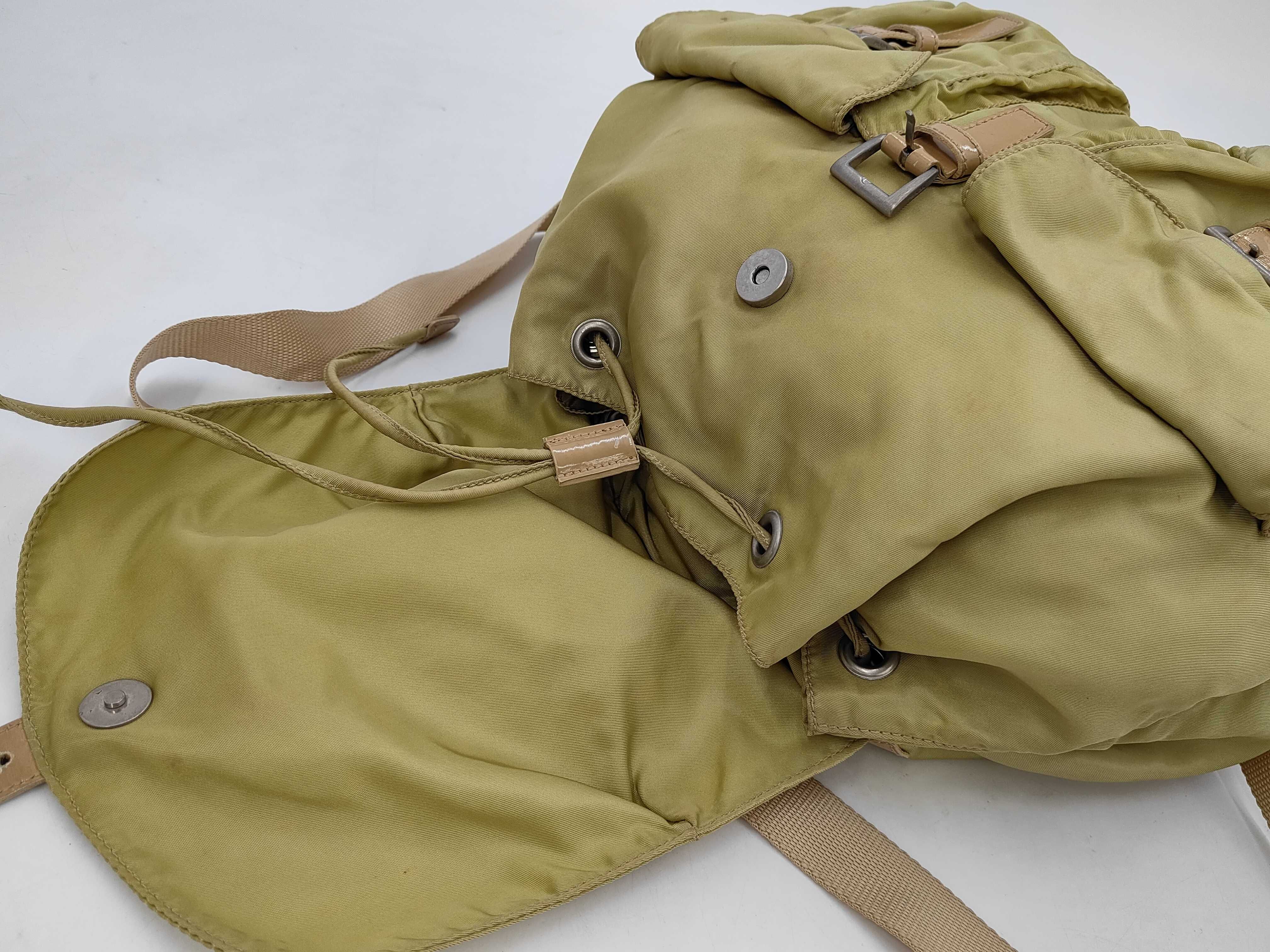 Nylon Green Backpack — view 10