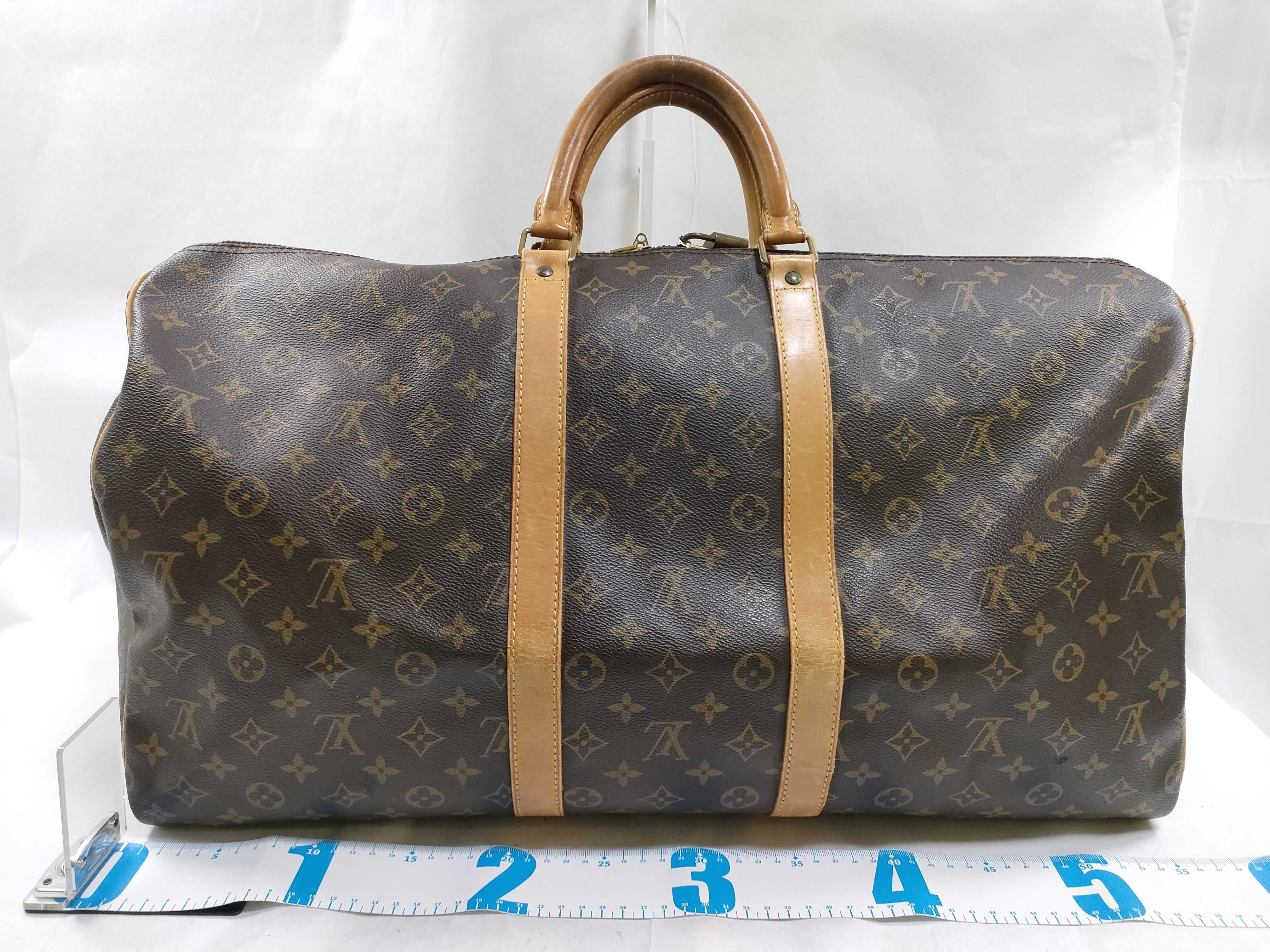 Monogram Keepall Bandoulière 55 M41414 TH1913 Brown Boston Bag — view 2