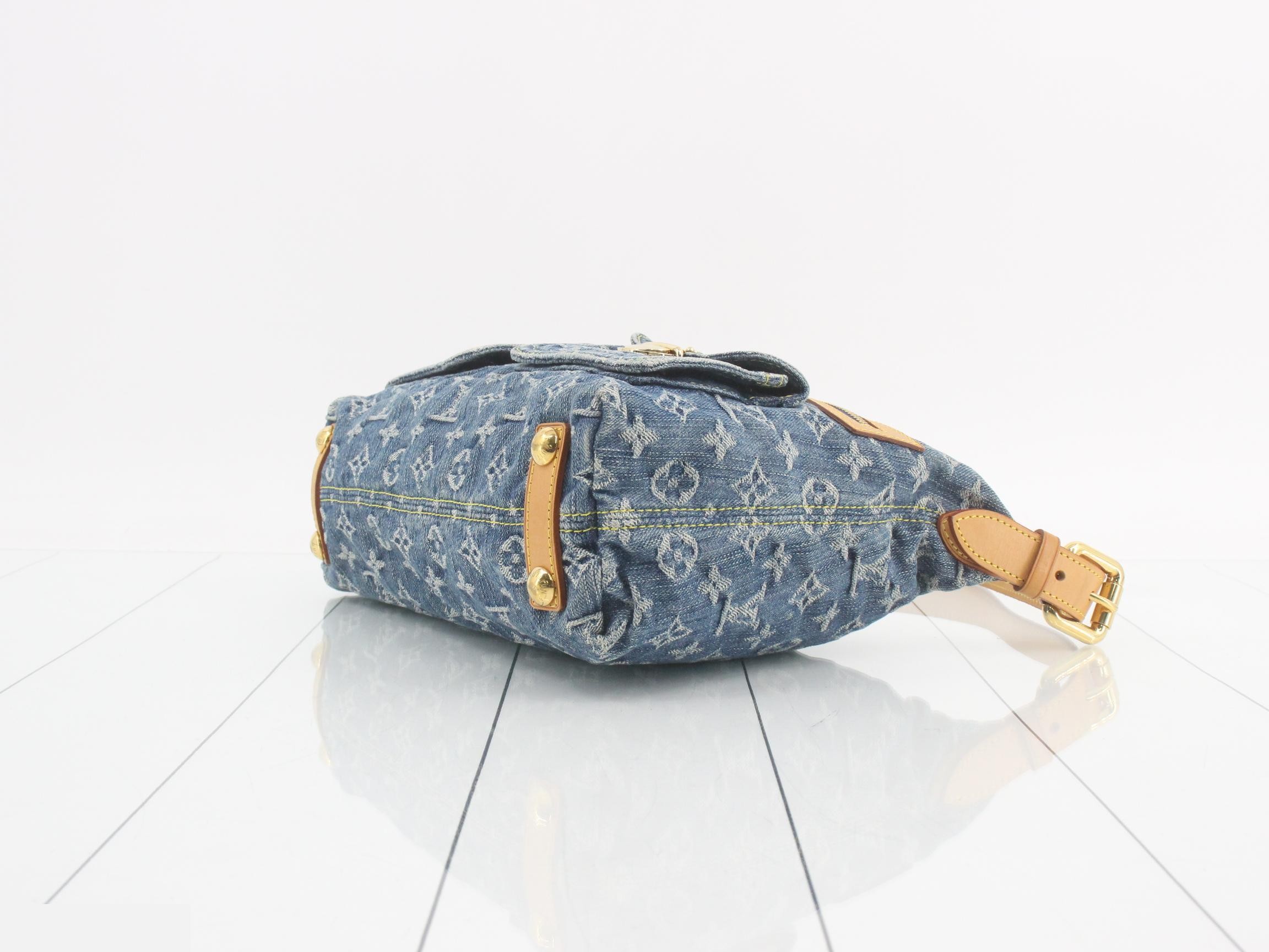 Monogram Denim Baggy PM 2-Way Shoulder Bag — view 6
