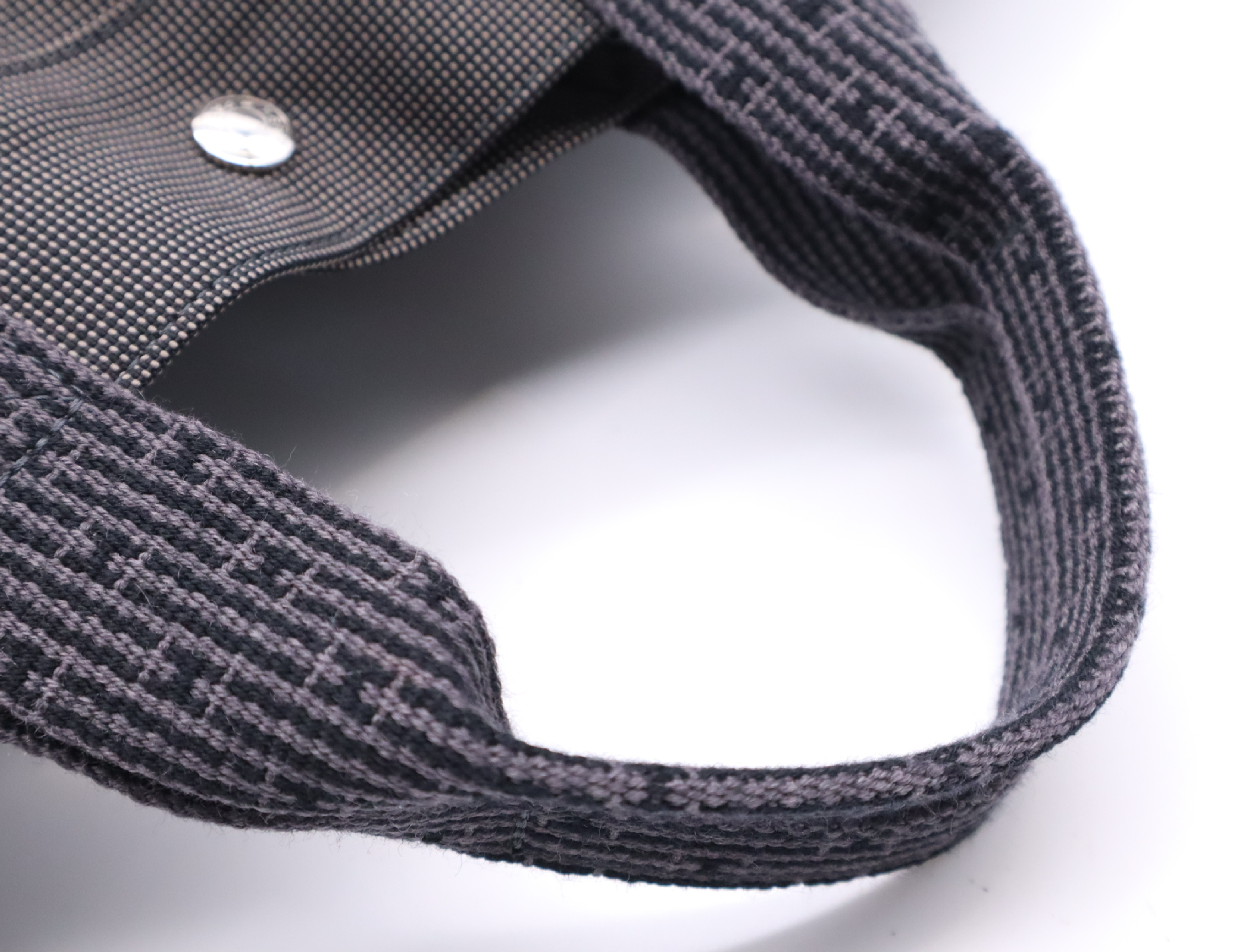 Canvas Herline Grey Black Tote Bag — view 12