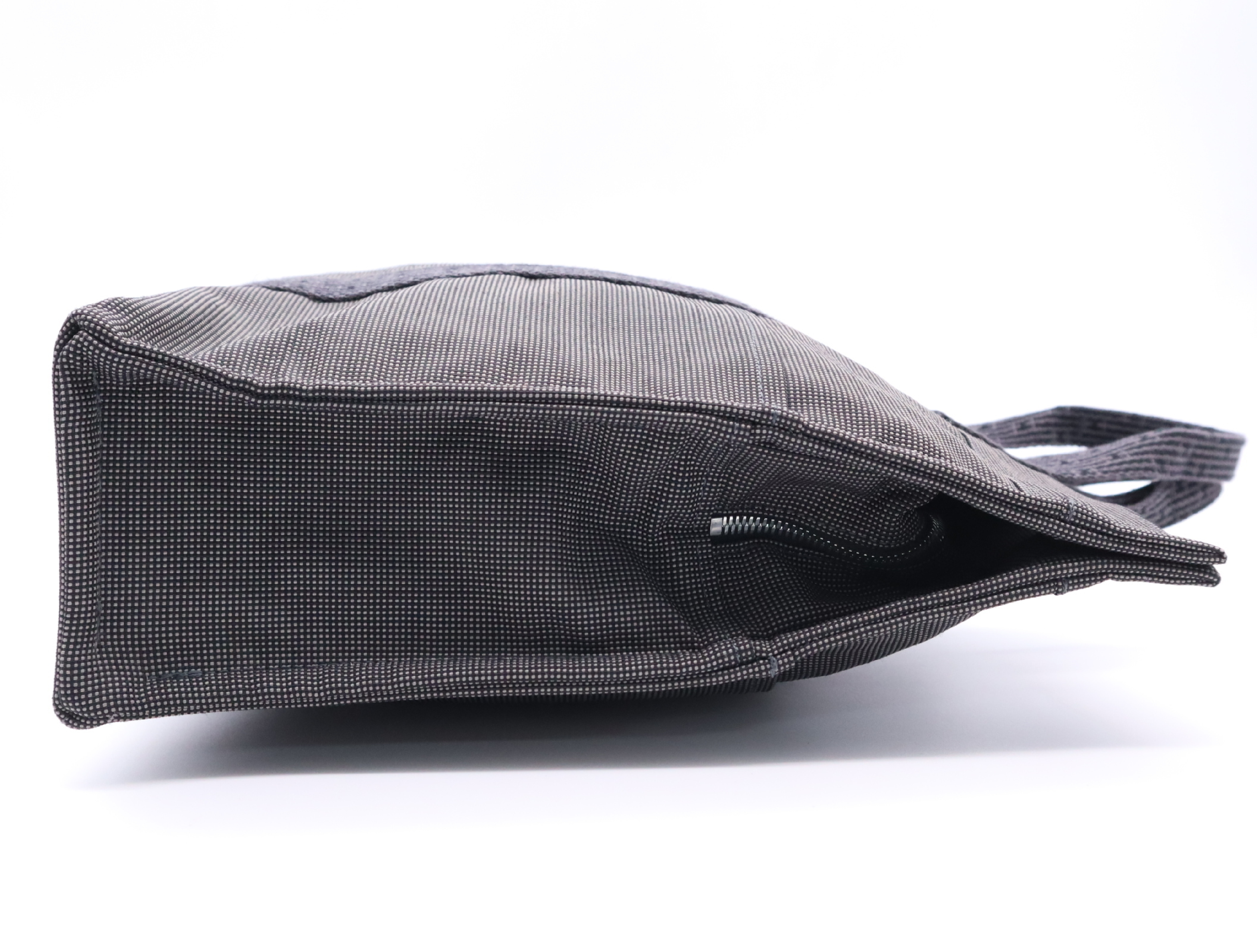 Canvas Herline Grey Black Tote Bag — view 5