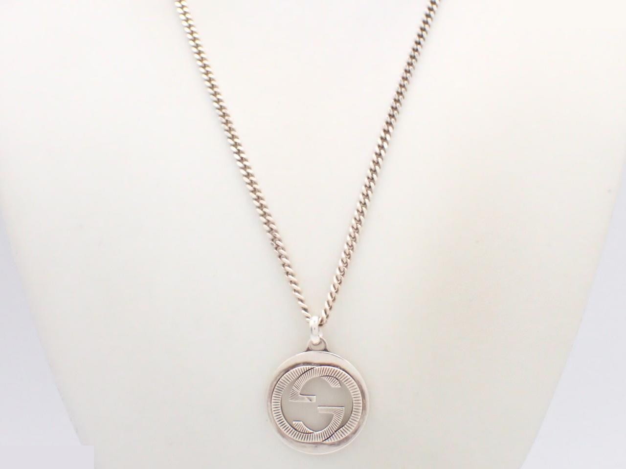 Silver necklace, 925 sterling silver, 17.7g, chain approximately 55cm. — view 3