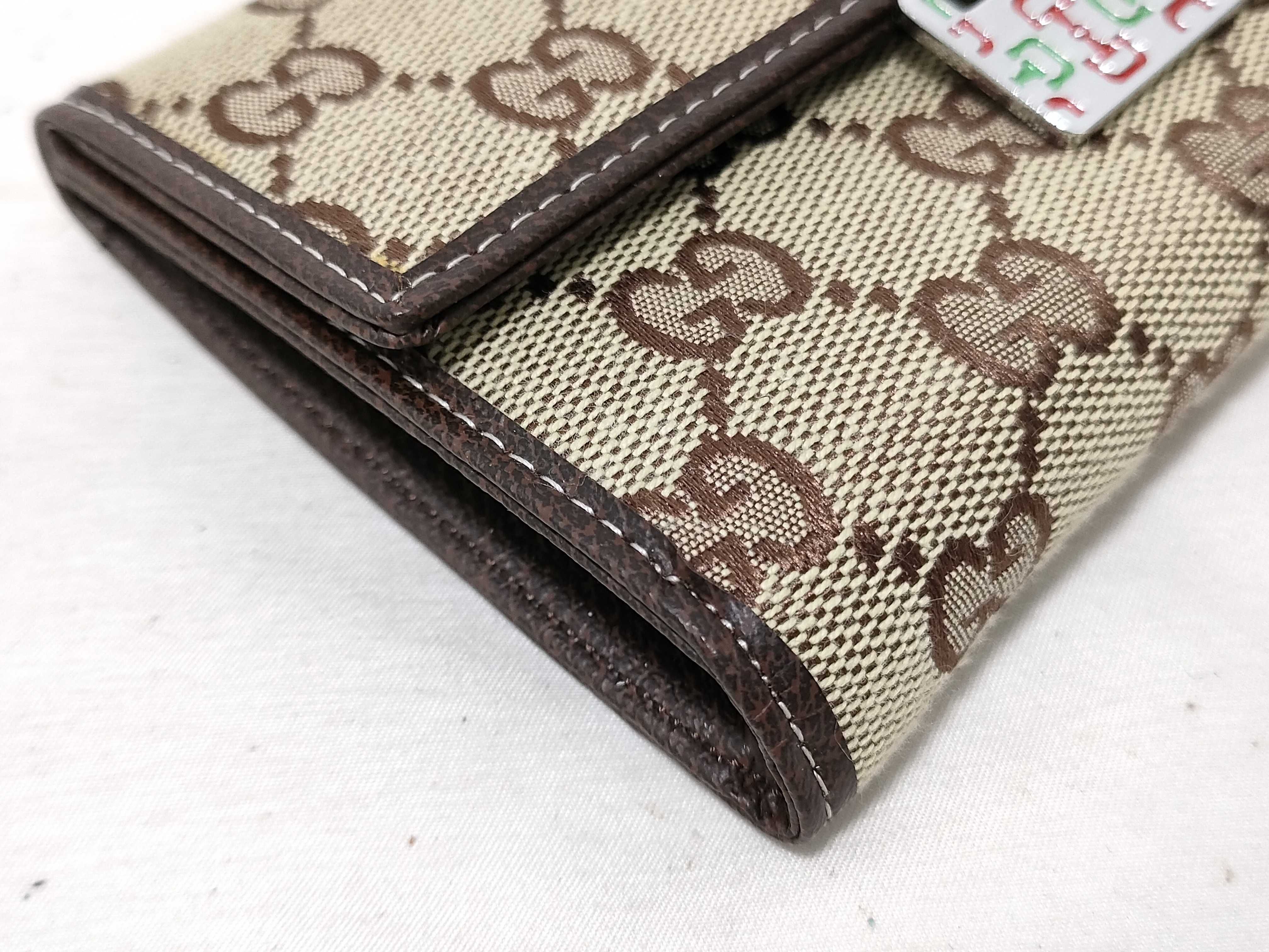 GG Canvas Gucci Long Wallet GG Canvas Sherry Line Wallet — view 4
