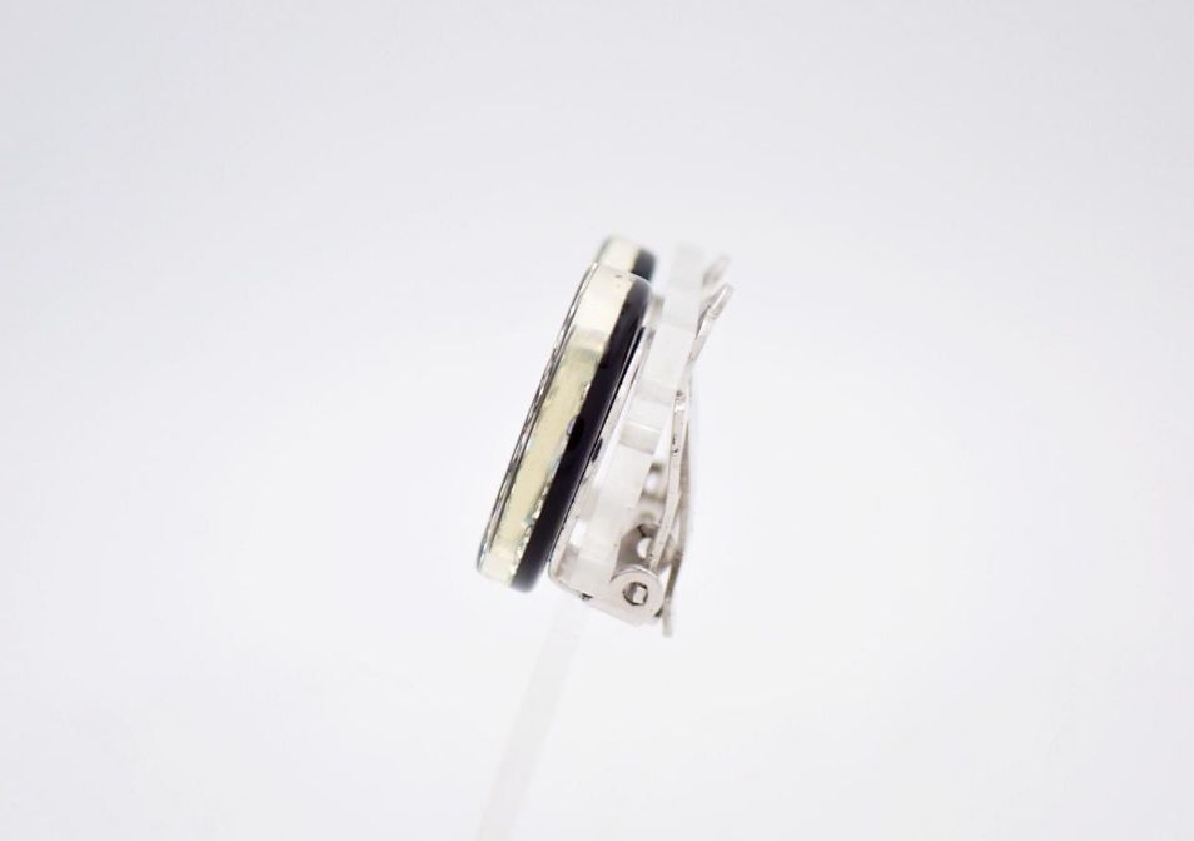 Coco Mark Silver Earrings 03A — view 3