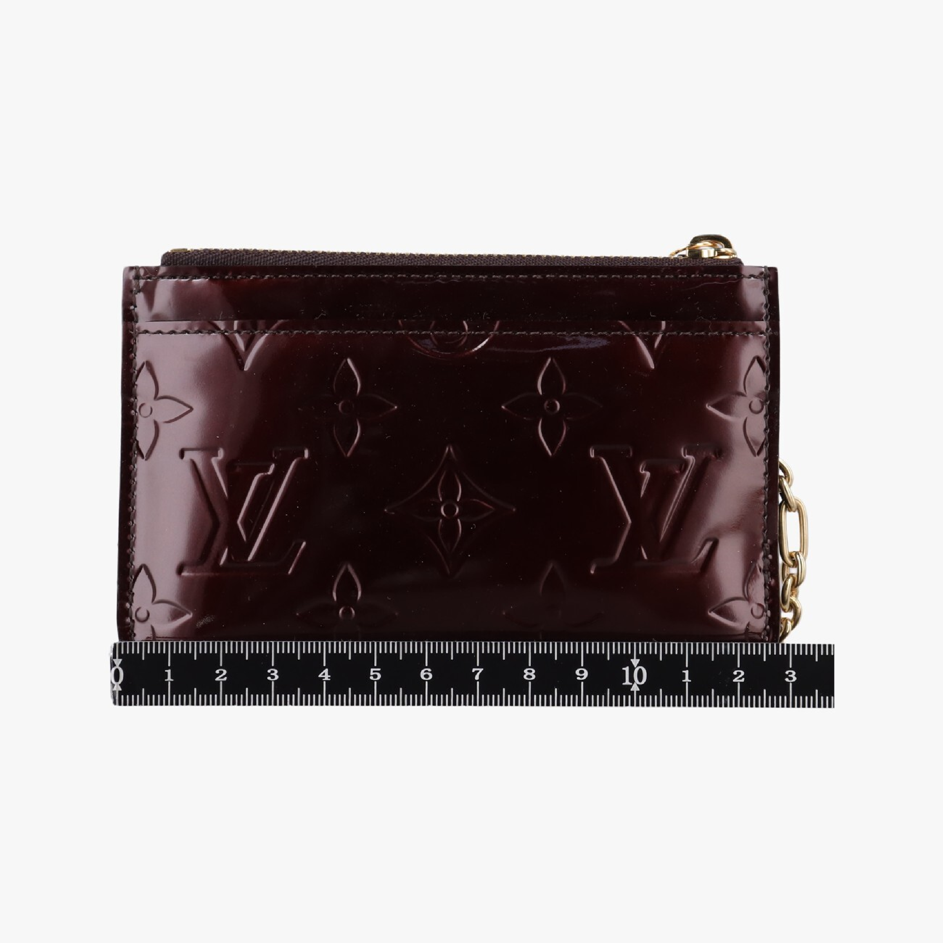 Pochette Clé Amarante Vernis M93557 CA4180 Coin Case — view 2
