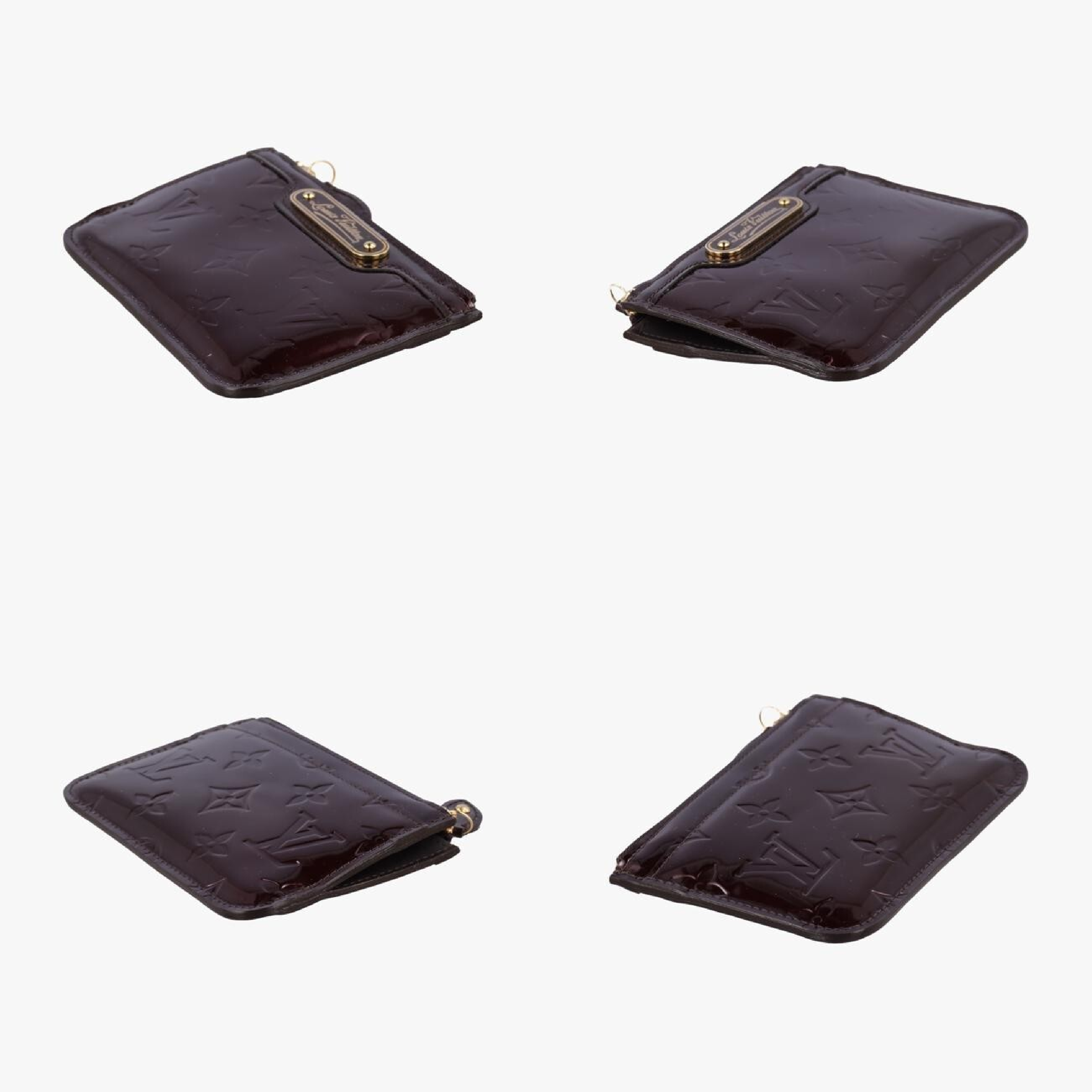 Pochette Clé Amarante Vernis M93557 CA4180 Coin Case — view 4