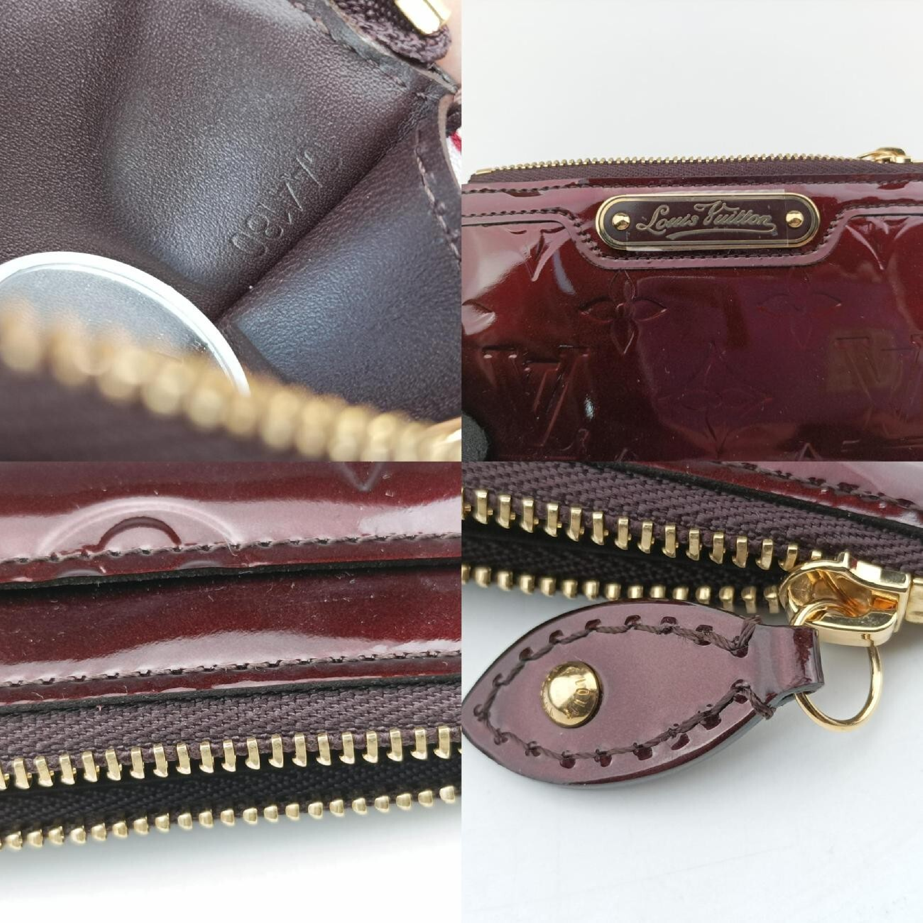 Pochette Clé Amarante Vernis M93557 CA4180 Coin Case — view 8