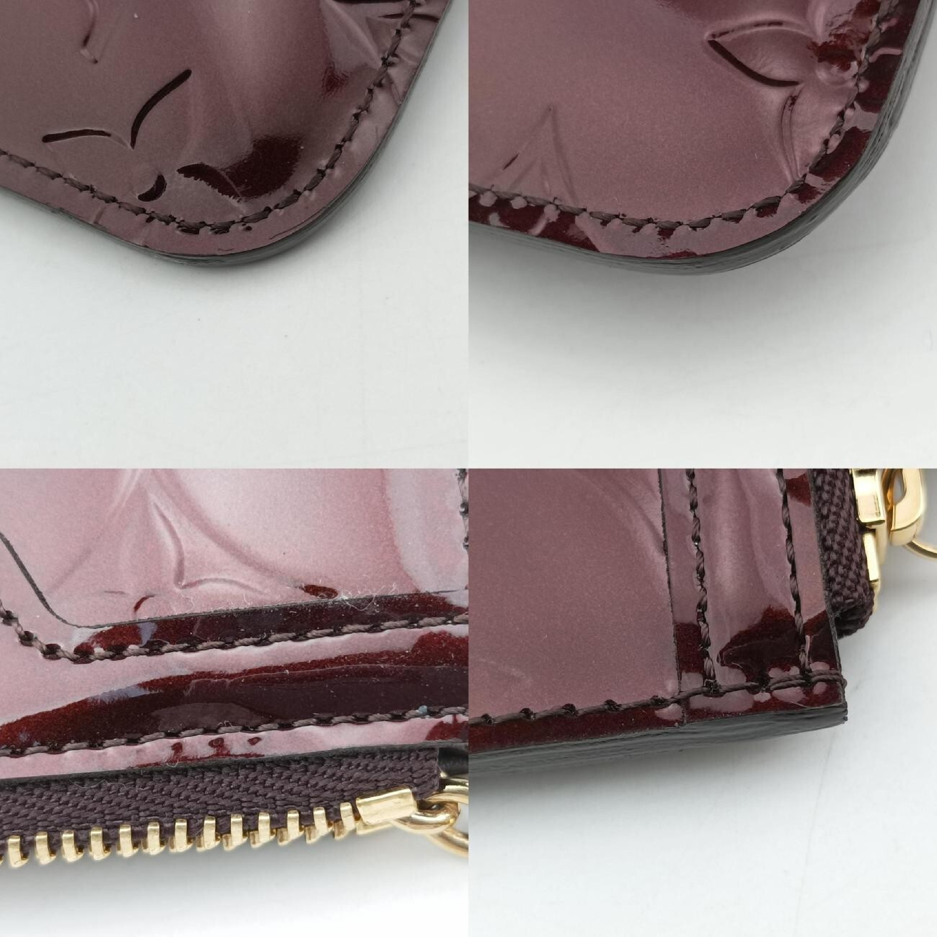 Pochette Clé Amarante Vernis M93557 CA4180 Coin Case — view 9