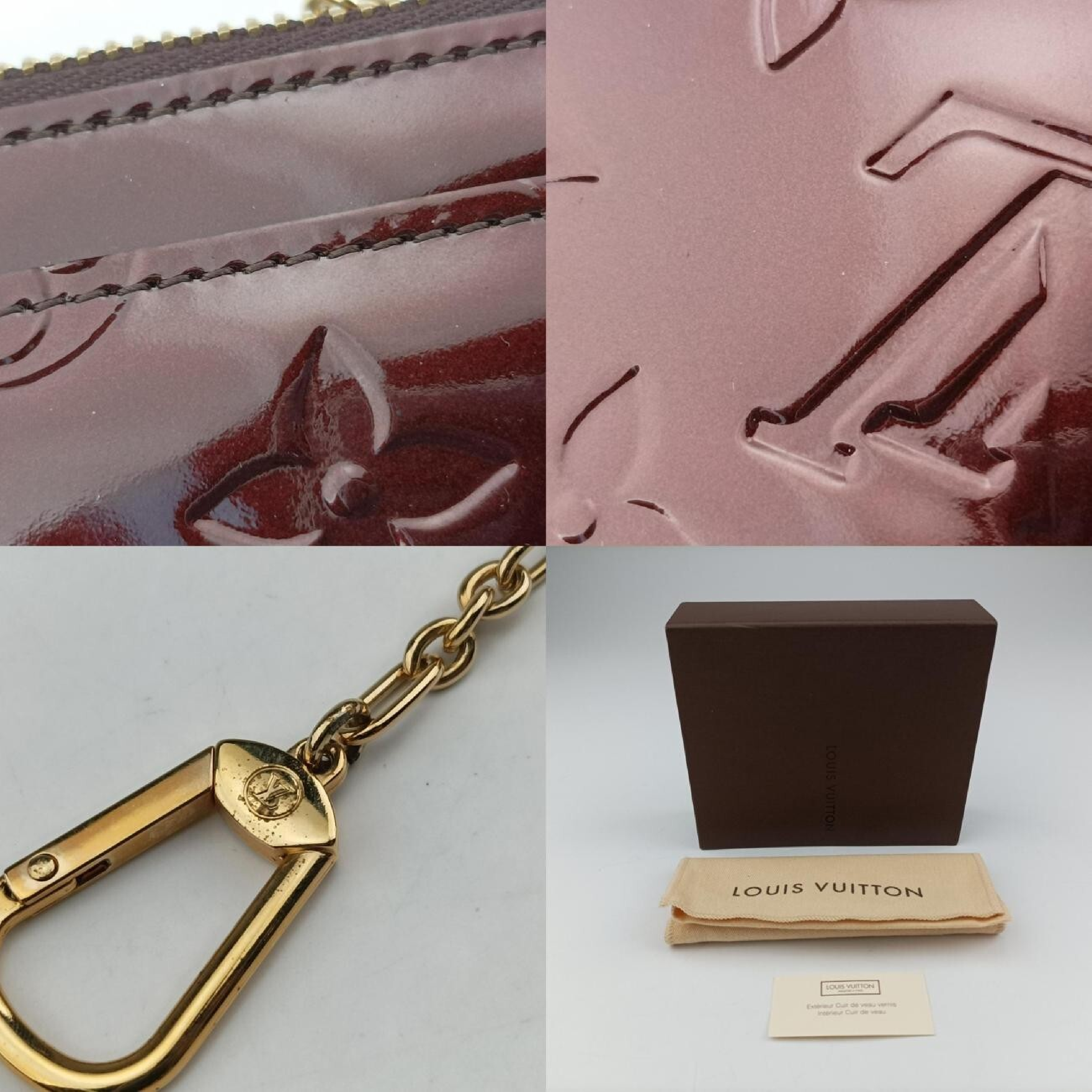 Pochette Clé Amarante Vernis M93557 CA4180 Coin Case — view 10