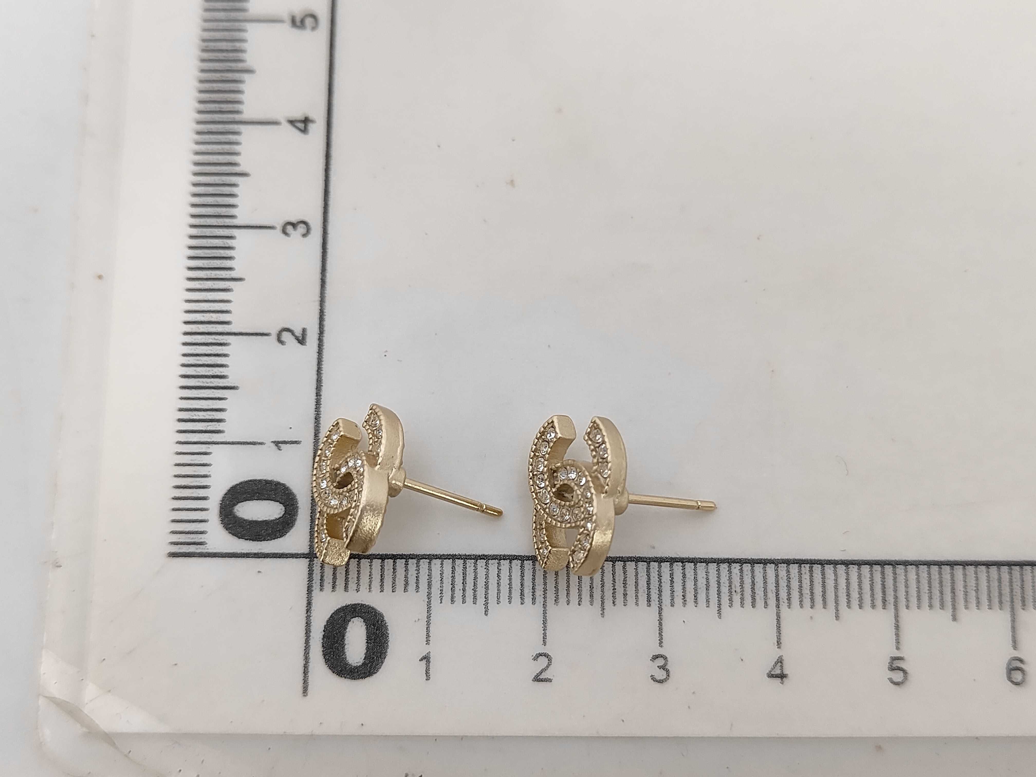 Coco Mark Rhinestone Earrings — view 7