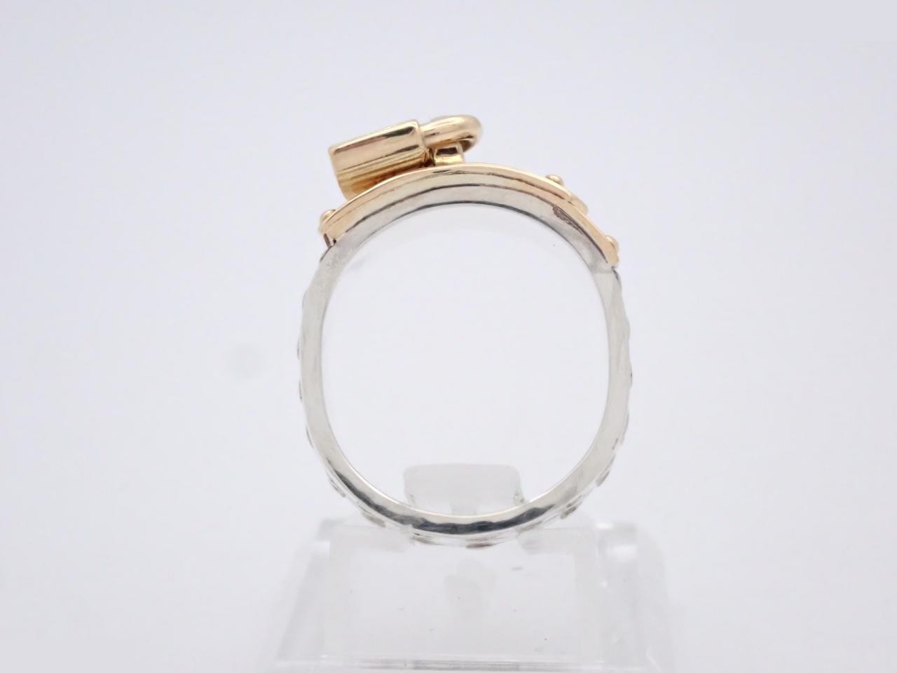 Kelly Ring, 925/750, 10.2g, Stamped 54, Actual Size #12 — view 3