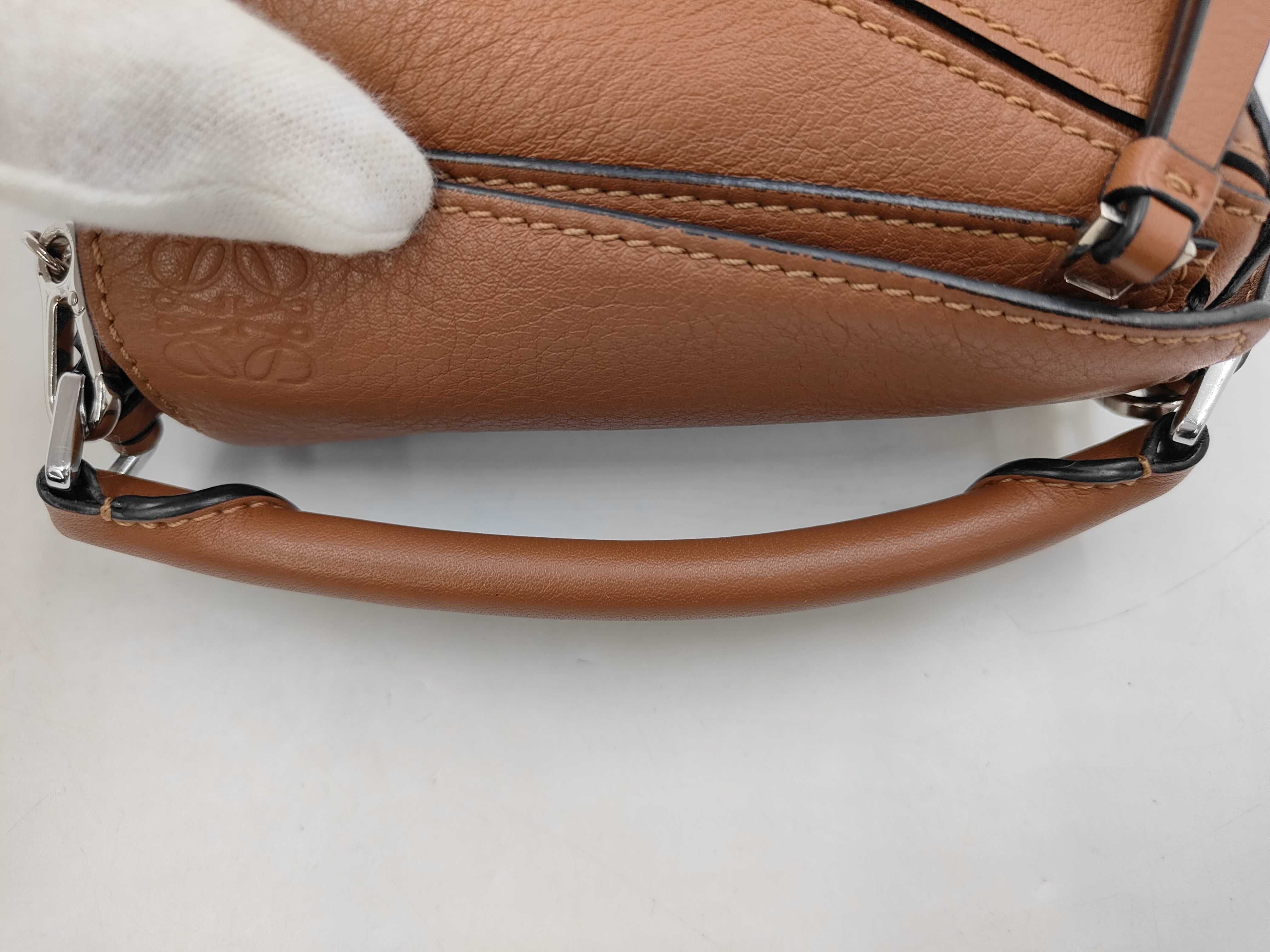 Brown Puzzle Nano Chain Shoulder Bag — view 5