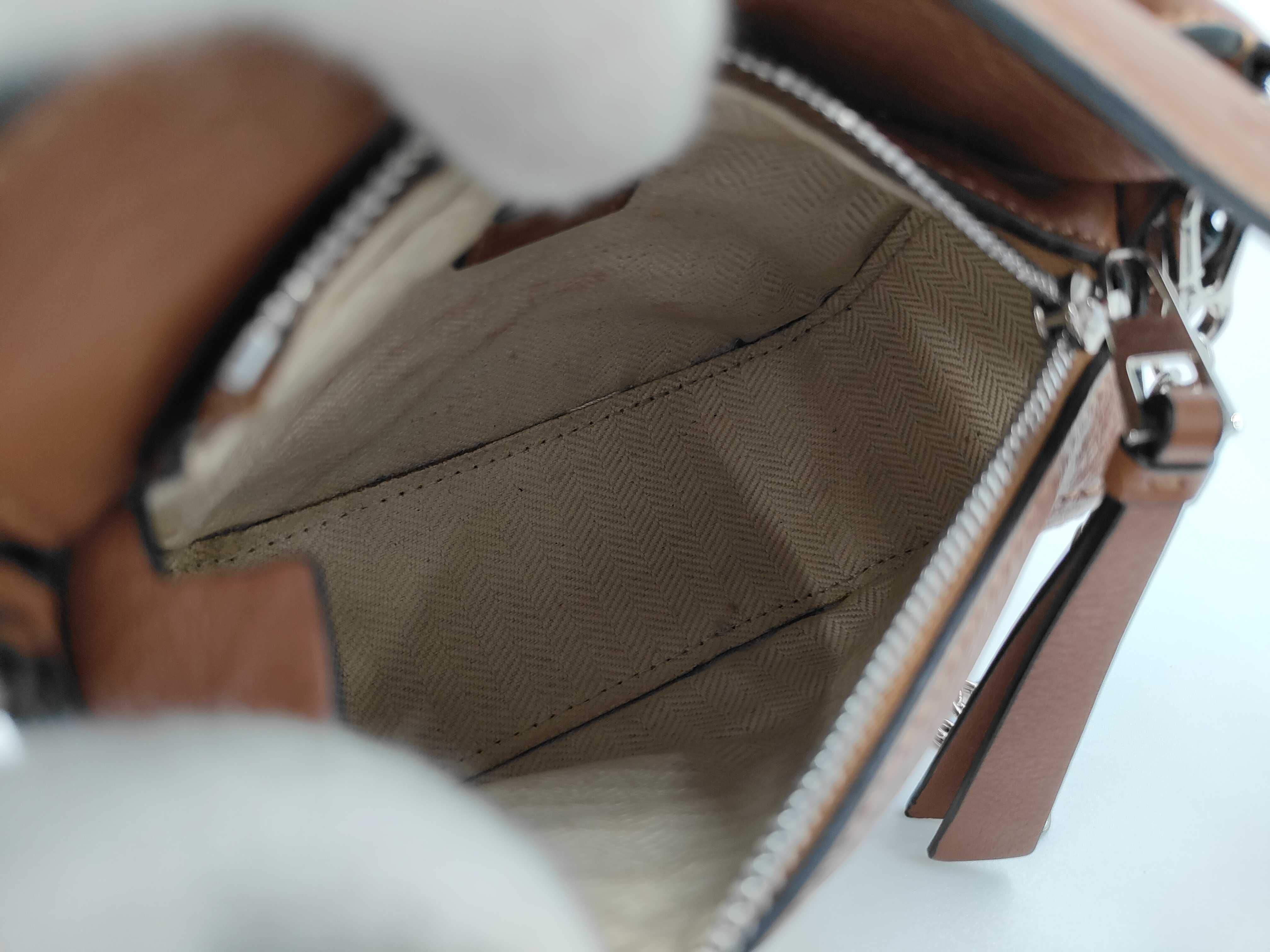 Brown Puzzle Nano Chain Shoulder Bag — view 9