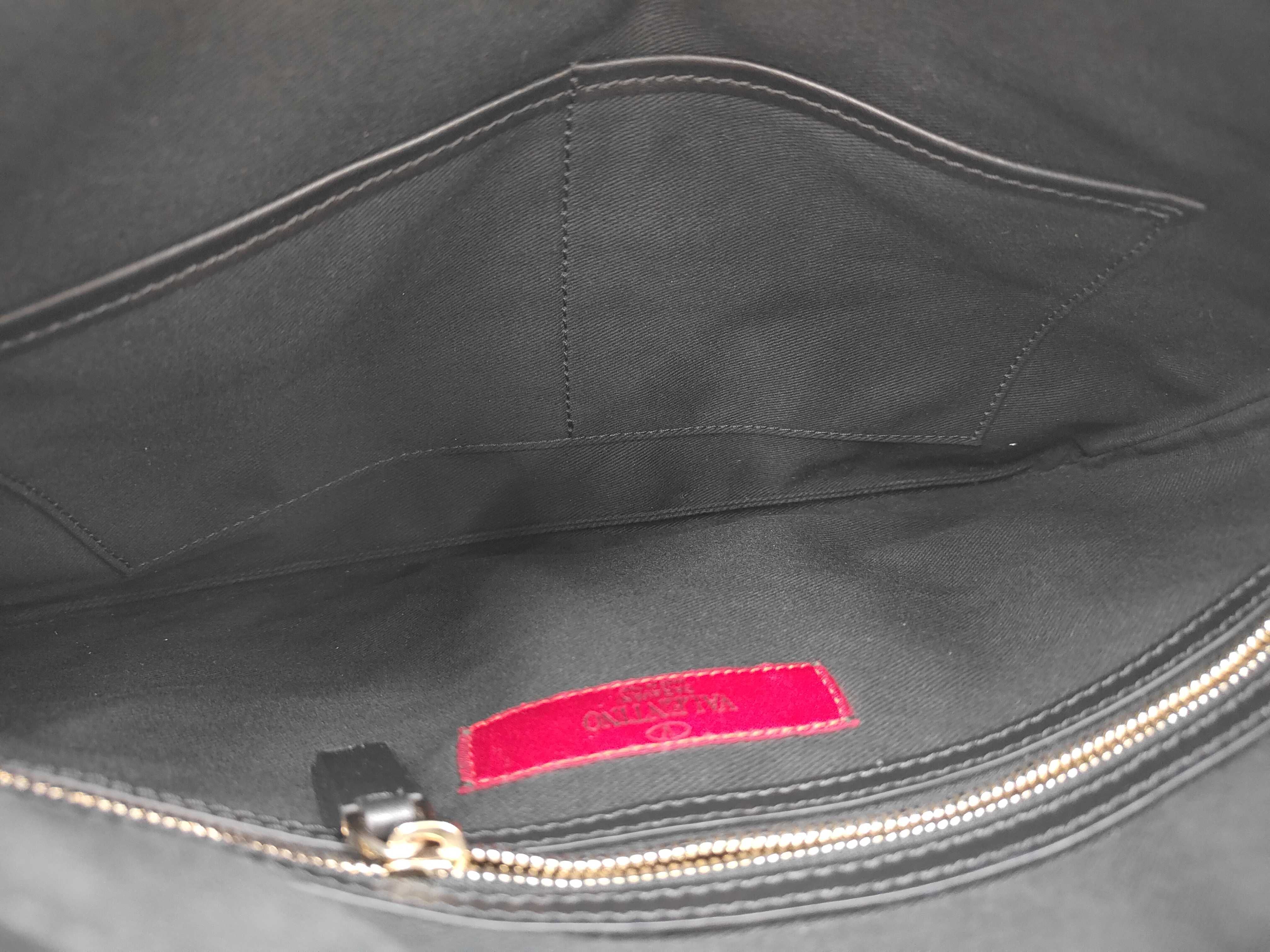 BAG LEATHER BLACK ROCK STUD Clutch Bag — view 3
