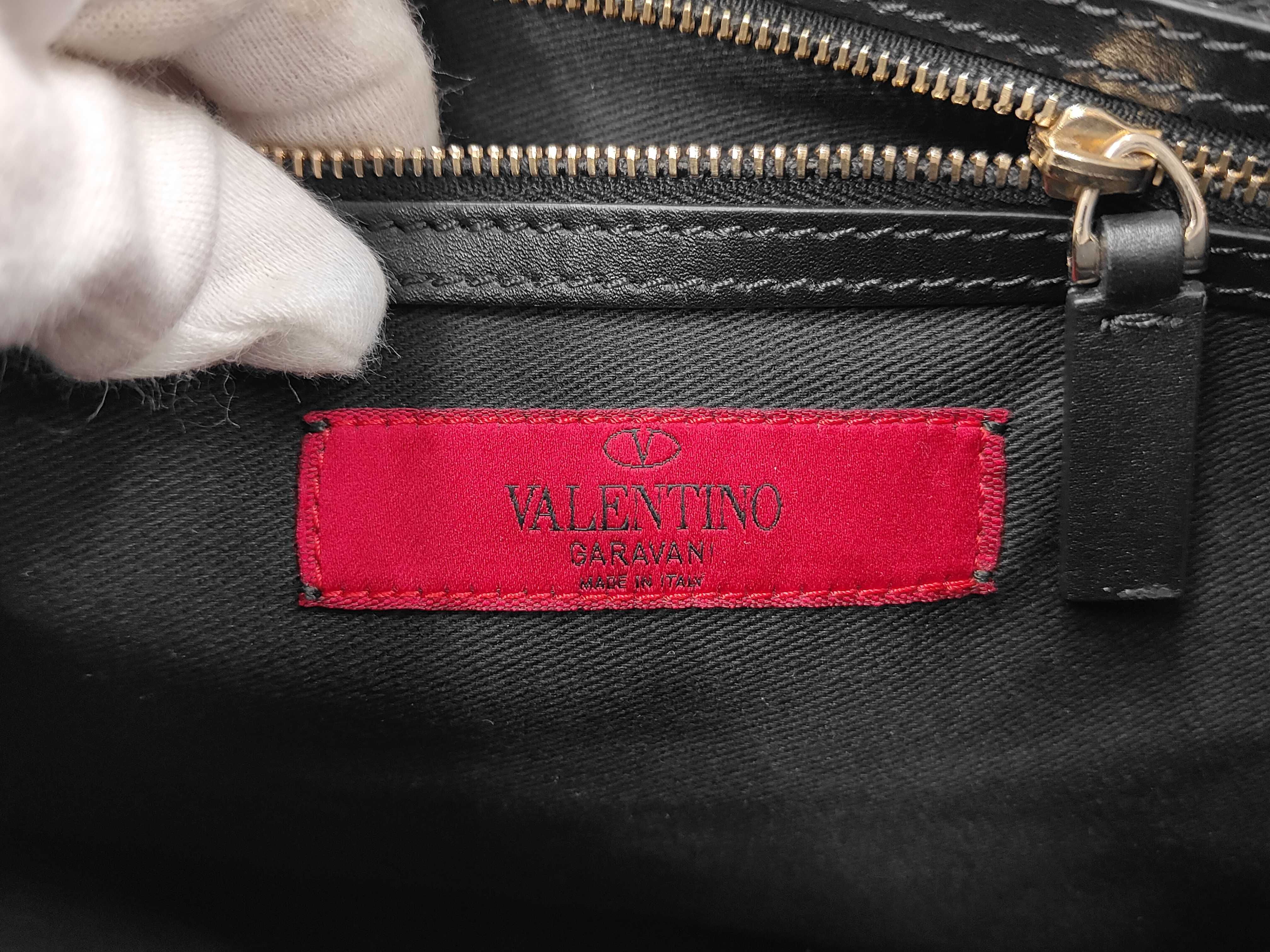 BAG LEATHER BLACK ROCK STUD Clutch Bag — view 4