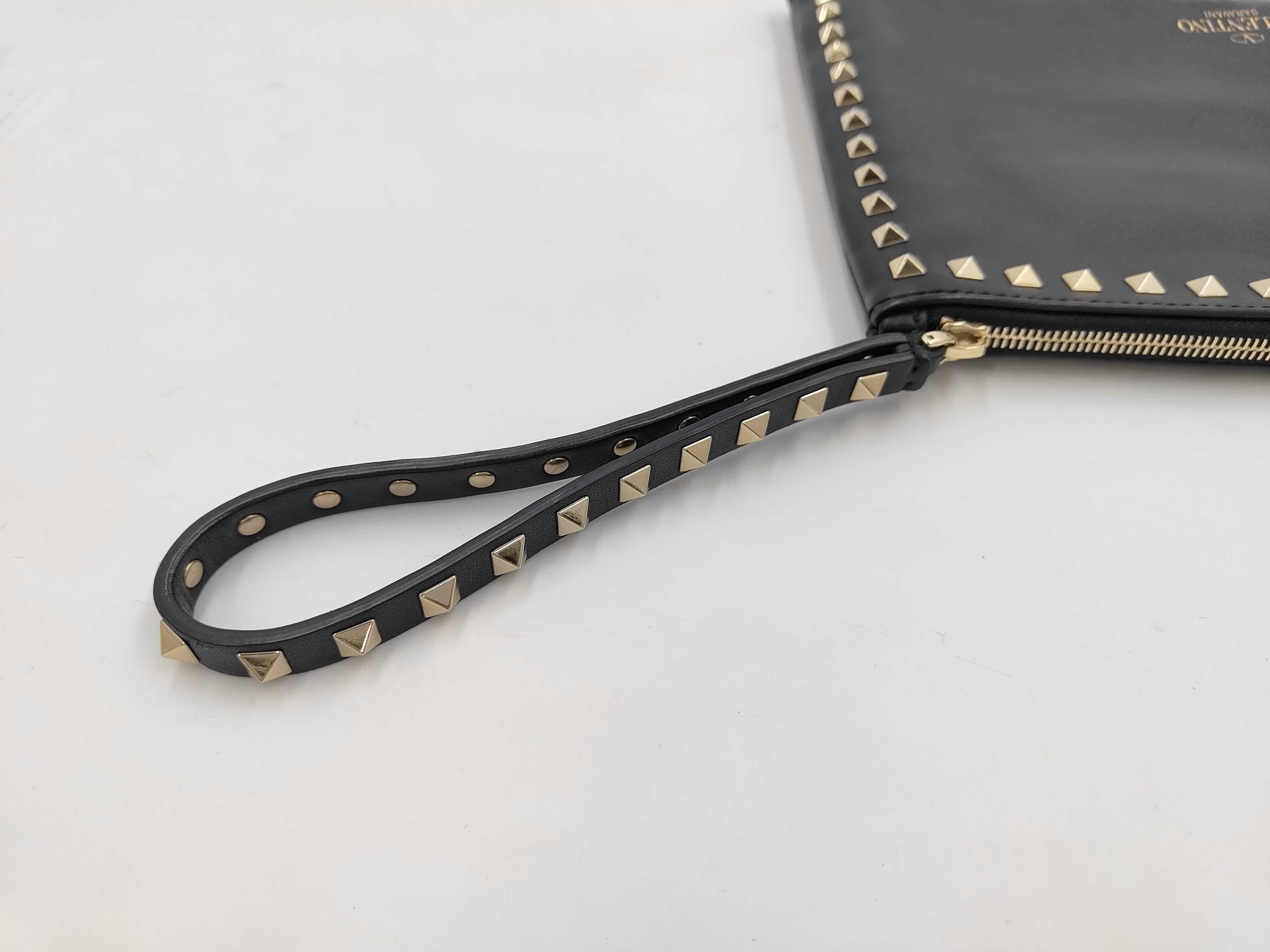 BAG LEATHER BLACK ROCK STUD Clutch Bag — view 7