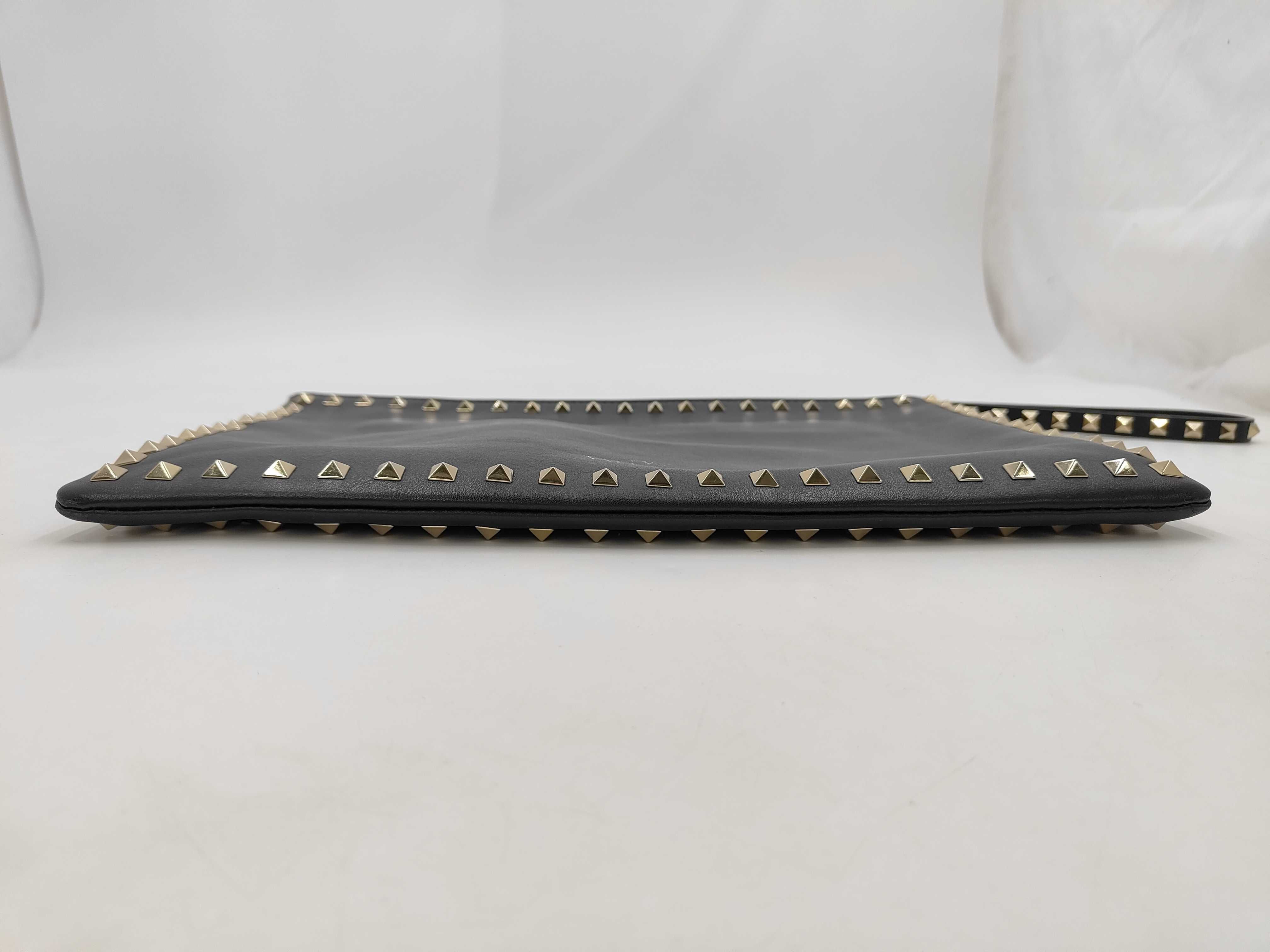 BAG LEATHER BLACK ROCK STUD Clutch Bag — view 9