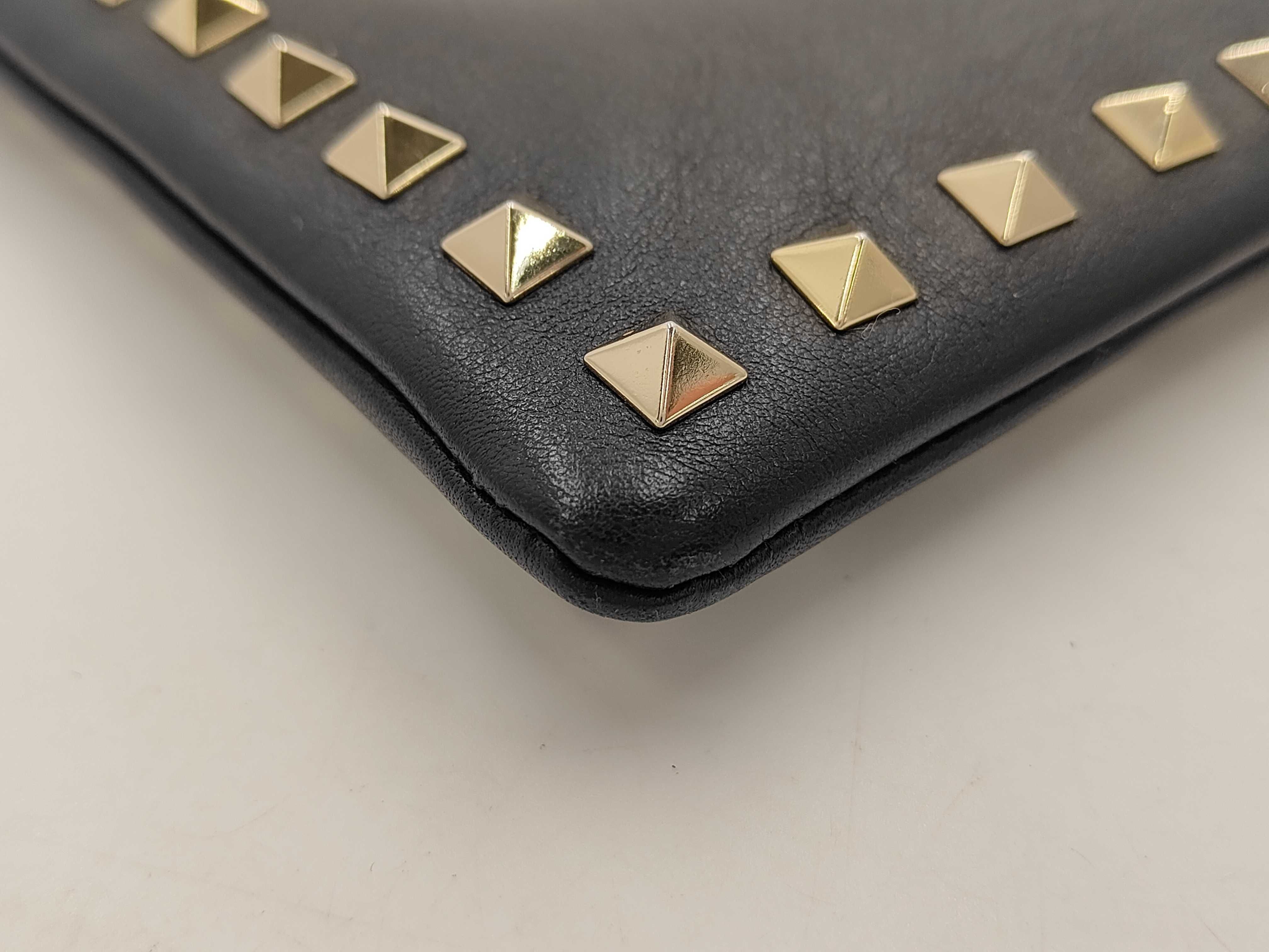 BAG LEATHER BLACK ROCK STUD Clutch Bag — view 10