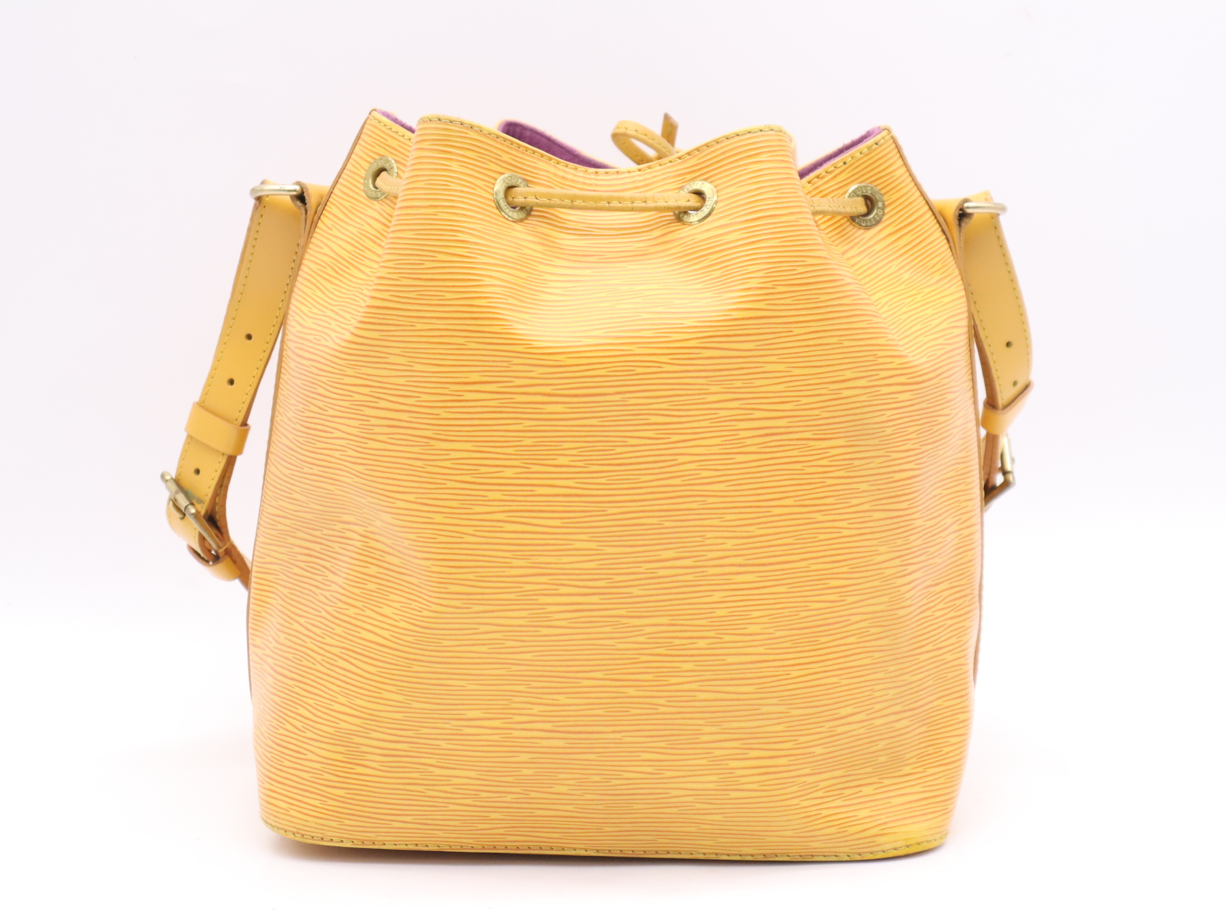 M44109 Epi Petit Noe Tassili Yellow Shoulder Bag — view 2