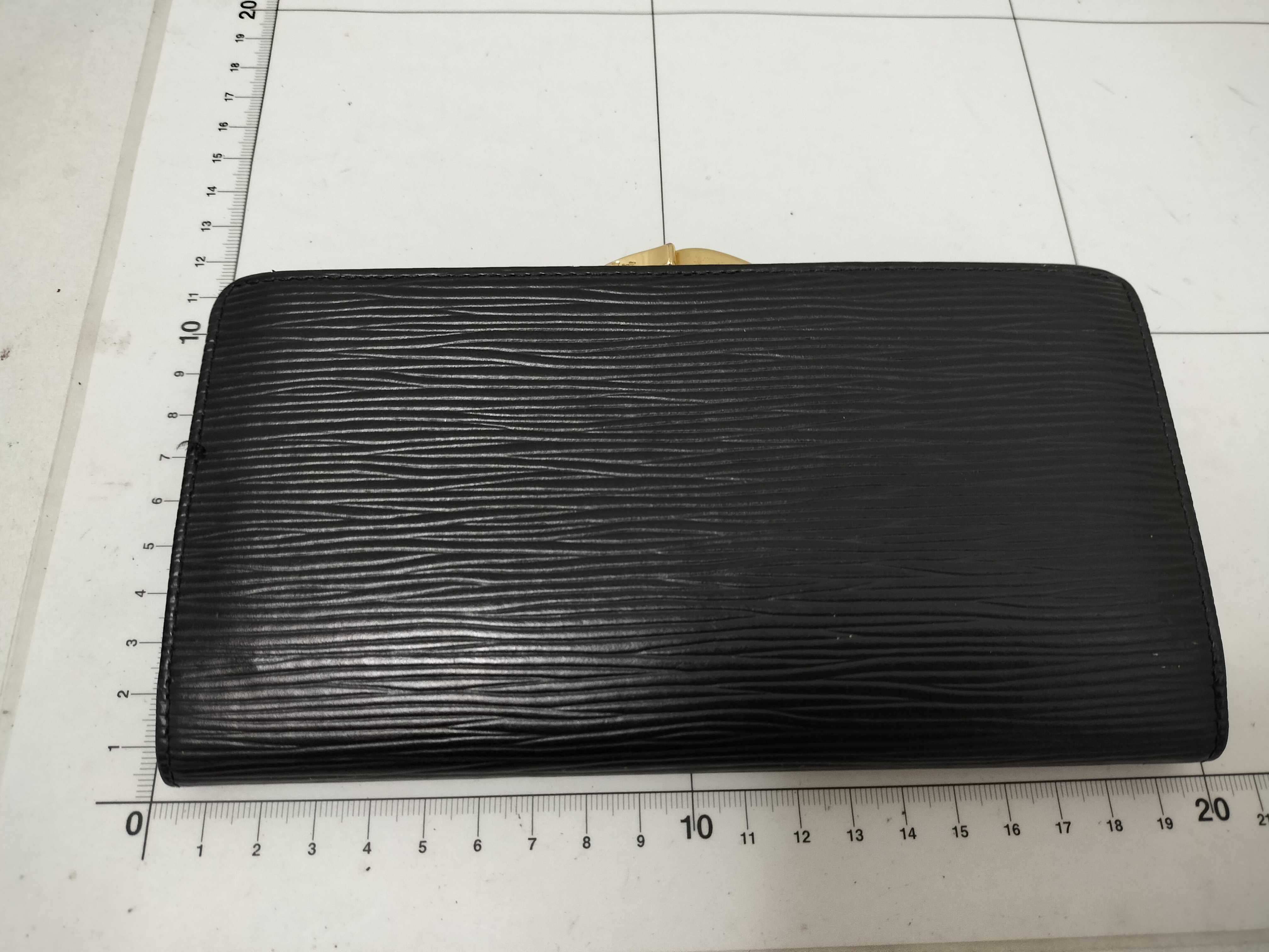 Epi Leather Long Wallet, Black — view 2