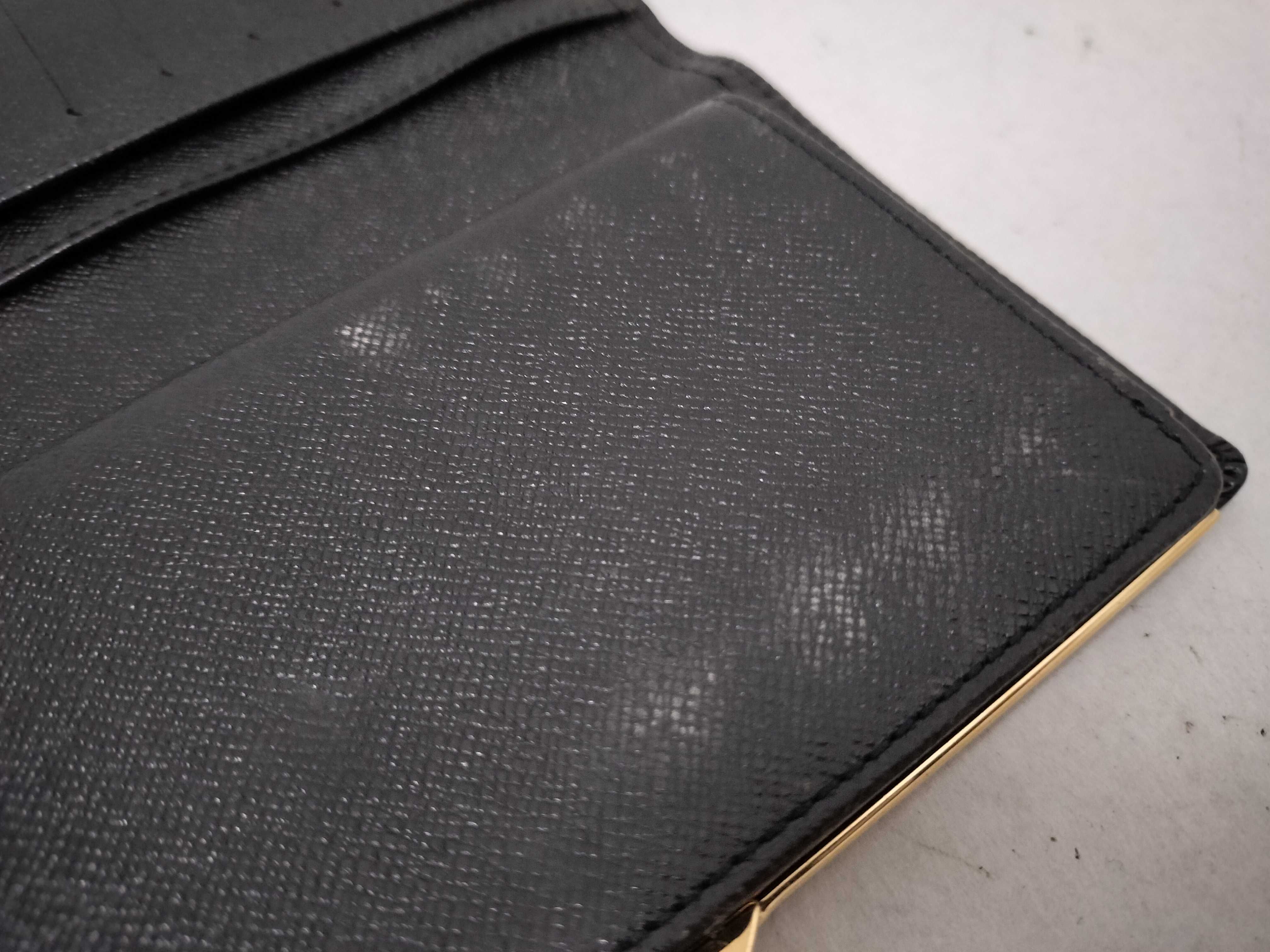 Epi Leather Long Wallet, Black — view 9