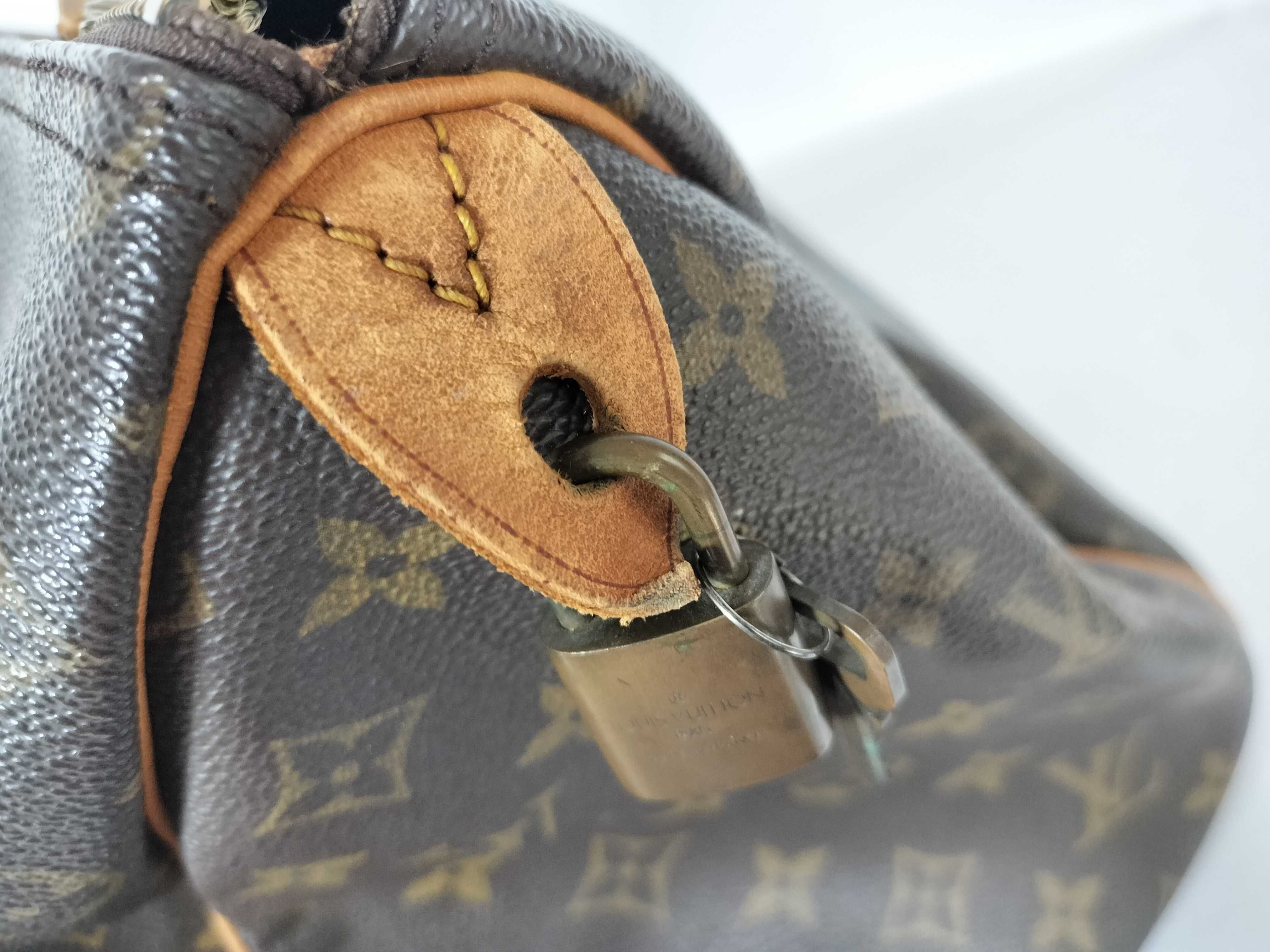 Monogram M41524 Speedy 35 Monogram Handbag Mini Boston Bag — view 10