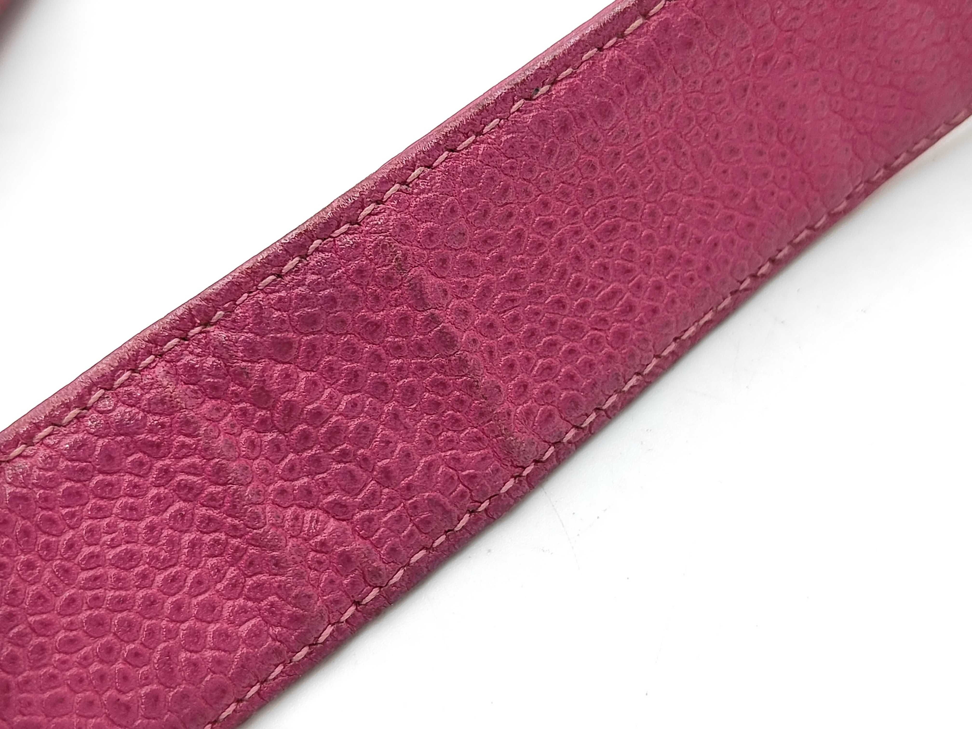 ID - Cow Skin Mini Matelasse Ram Waist bag Purple Gold Metal Fittings #30 Shoulder bag — view 13