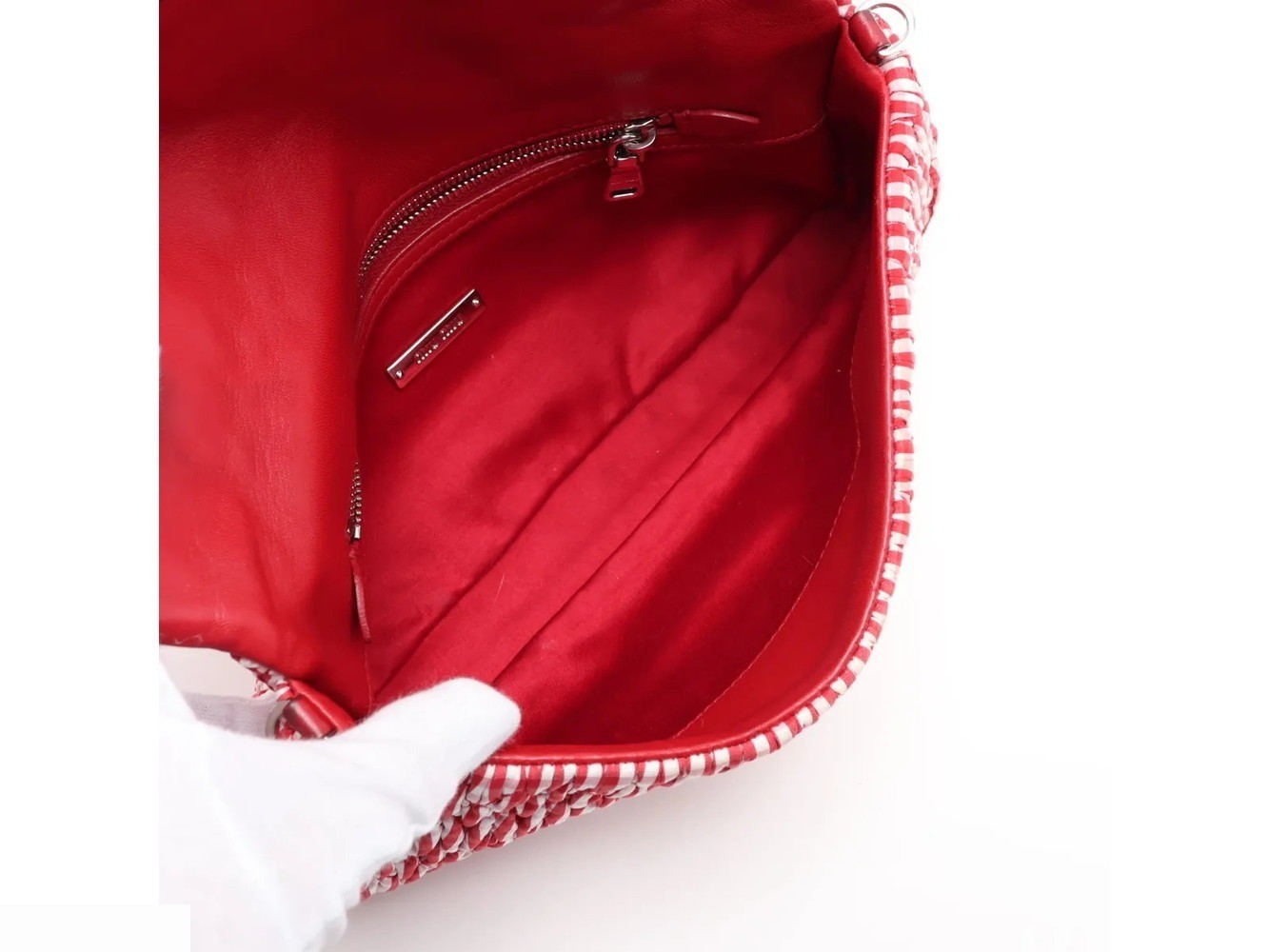 Club Matelassé Nappa Crystal Leather Shoulder Bag — view 6