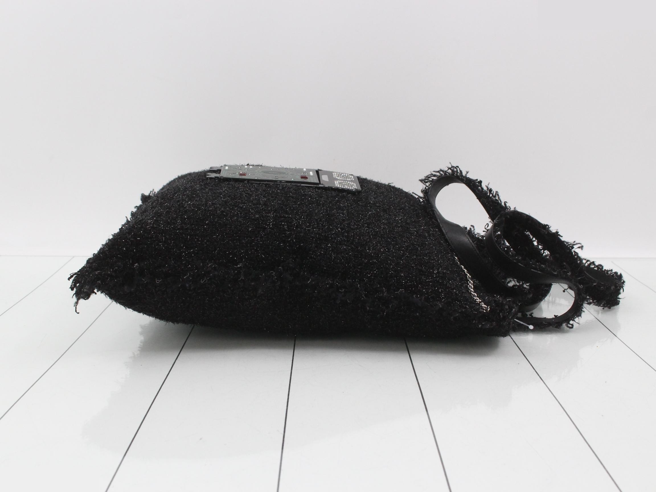 Tweed Black Glitter Robot, No. 24 — view 3