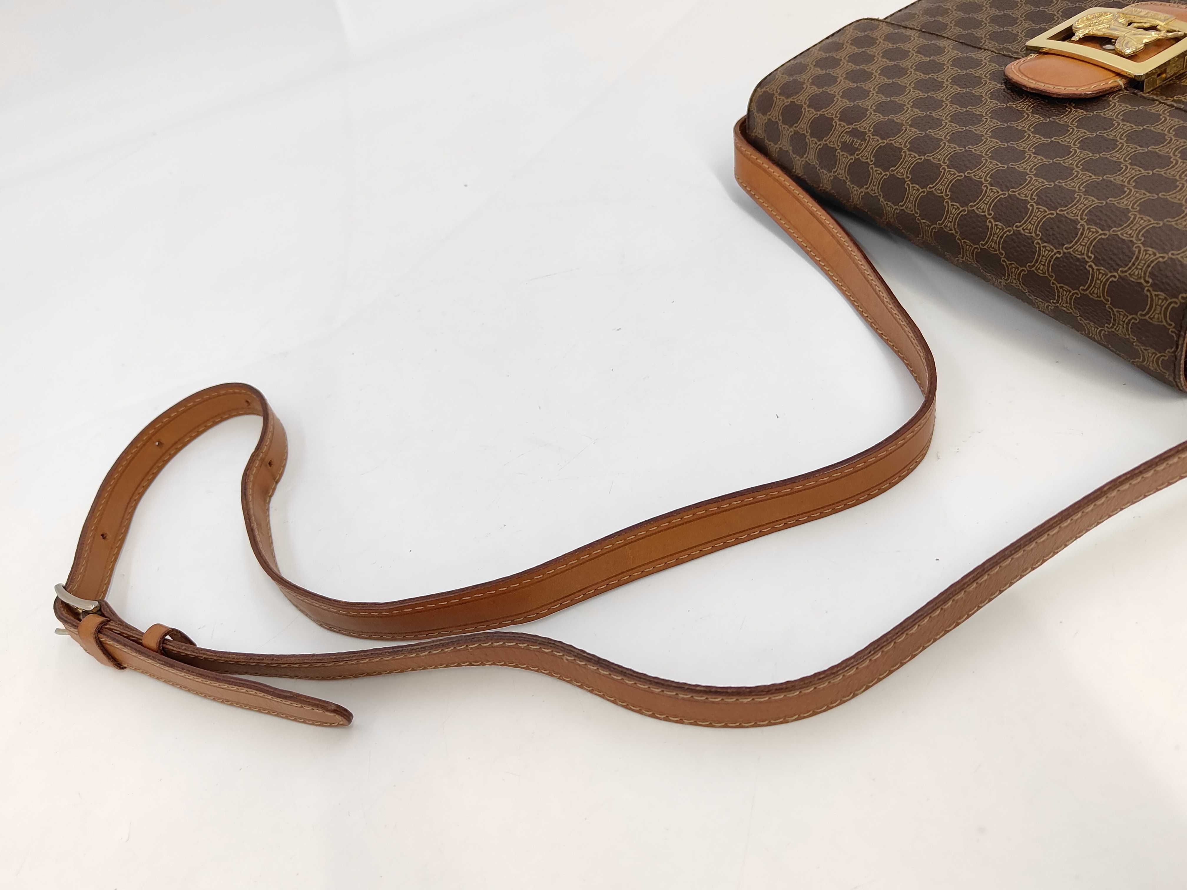 Macadam Shoulder Bag with Carriage Hardware — view 3